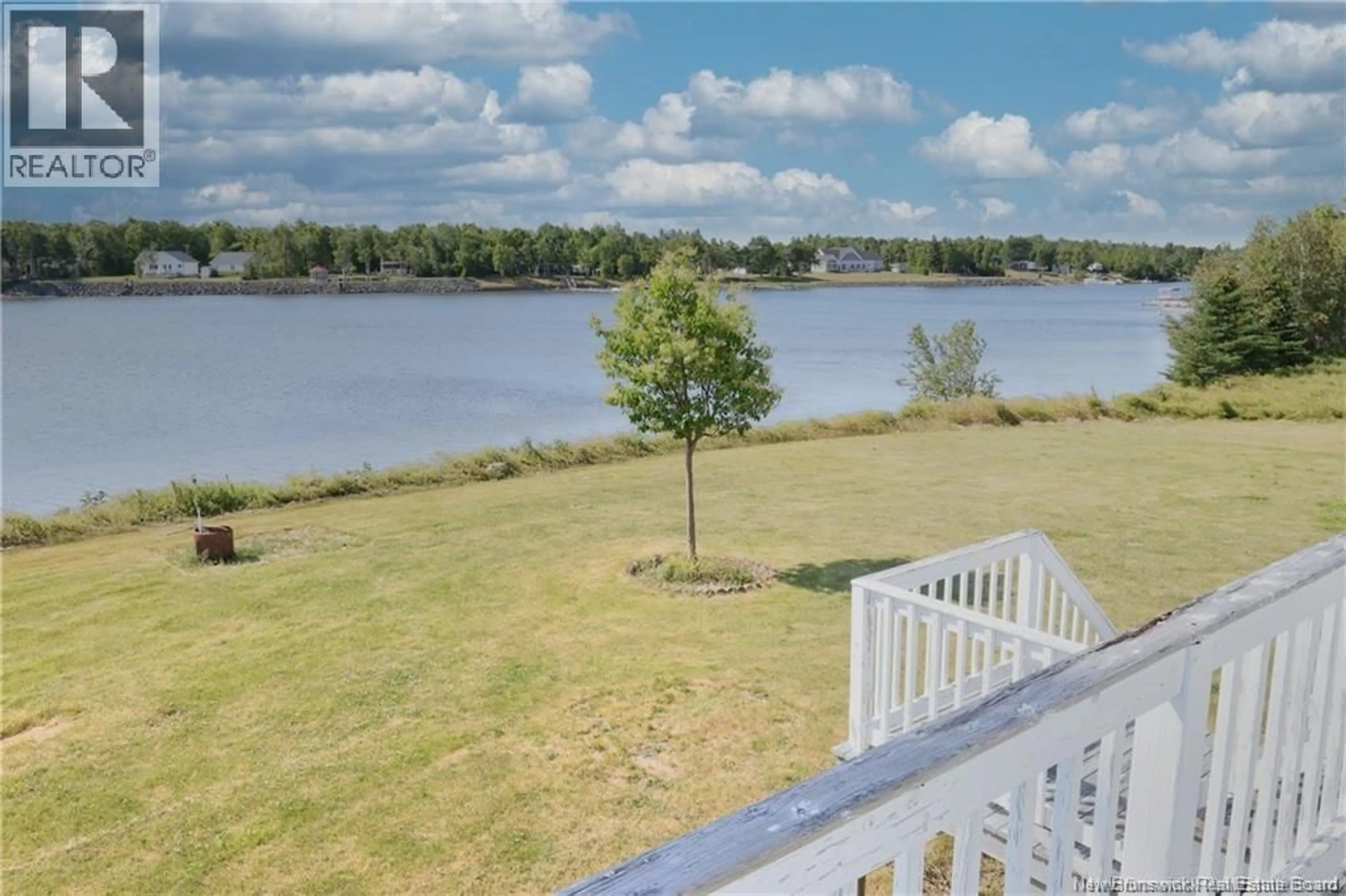 Patio, water/lake/river/ocean view for 82 DE LA POINTE ROAD, Haut-Sheila New Brunswick E1X3T8