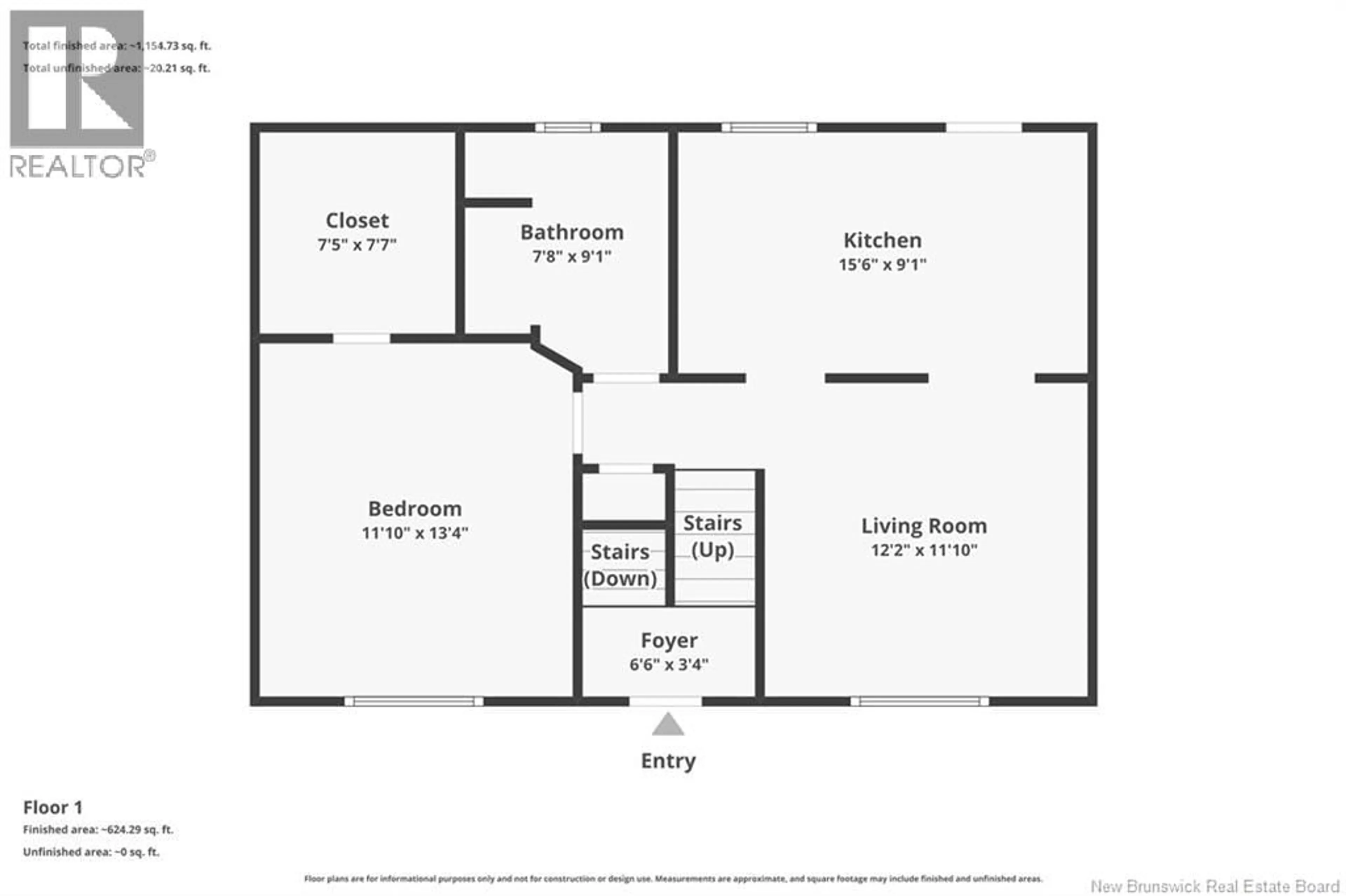 Floor plan for 78 JAMES STREET, Fredericton New Brunswick E3G5V6