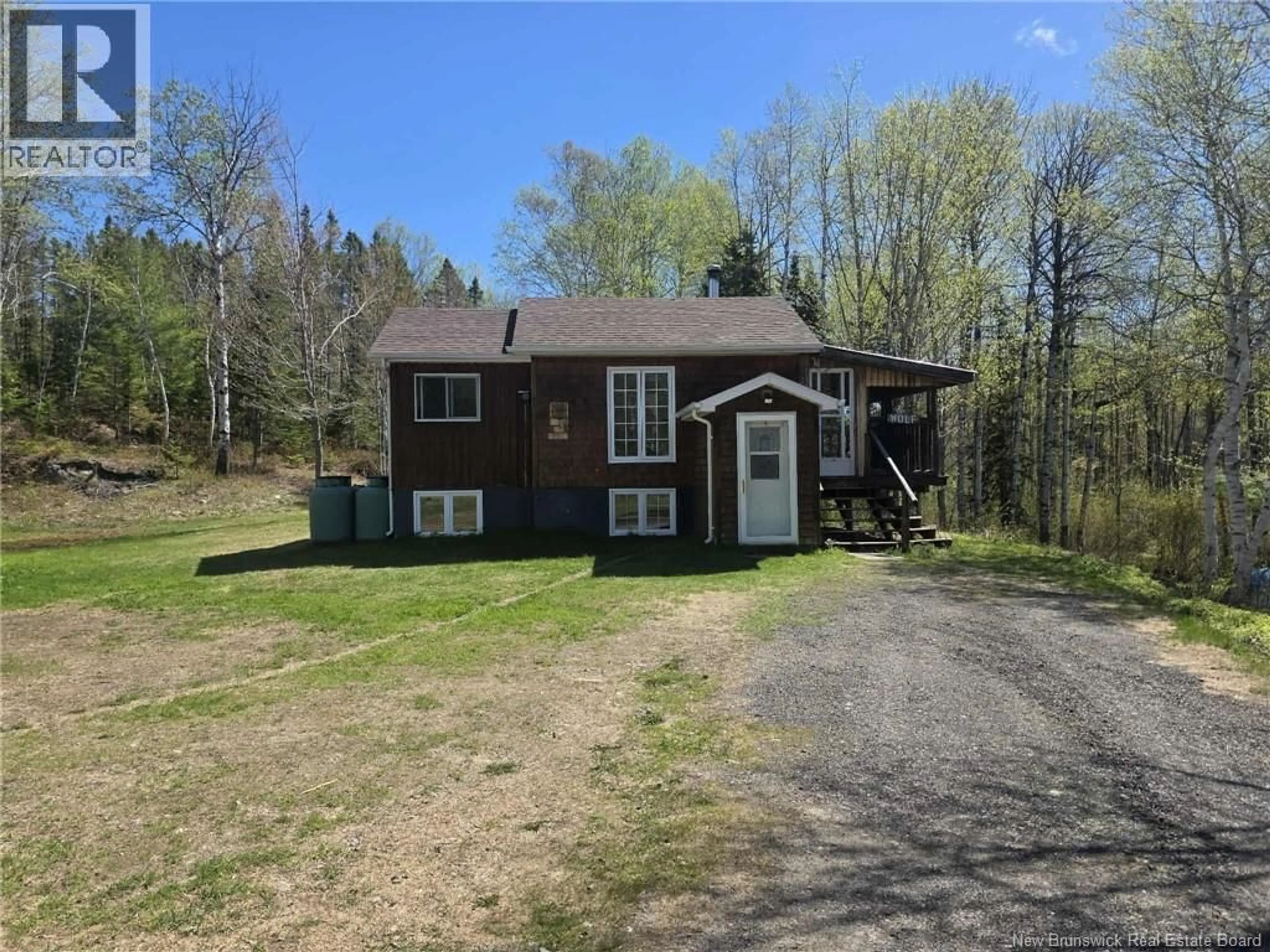 A pic from outside/outdoor area/front of a property/back of a property/a pic from drone, unknown for 2398 DES TROIS CANTONS, Sormany New Brunswick E8K3B7