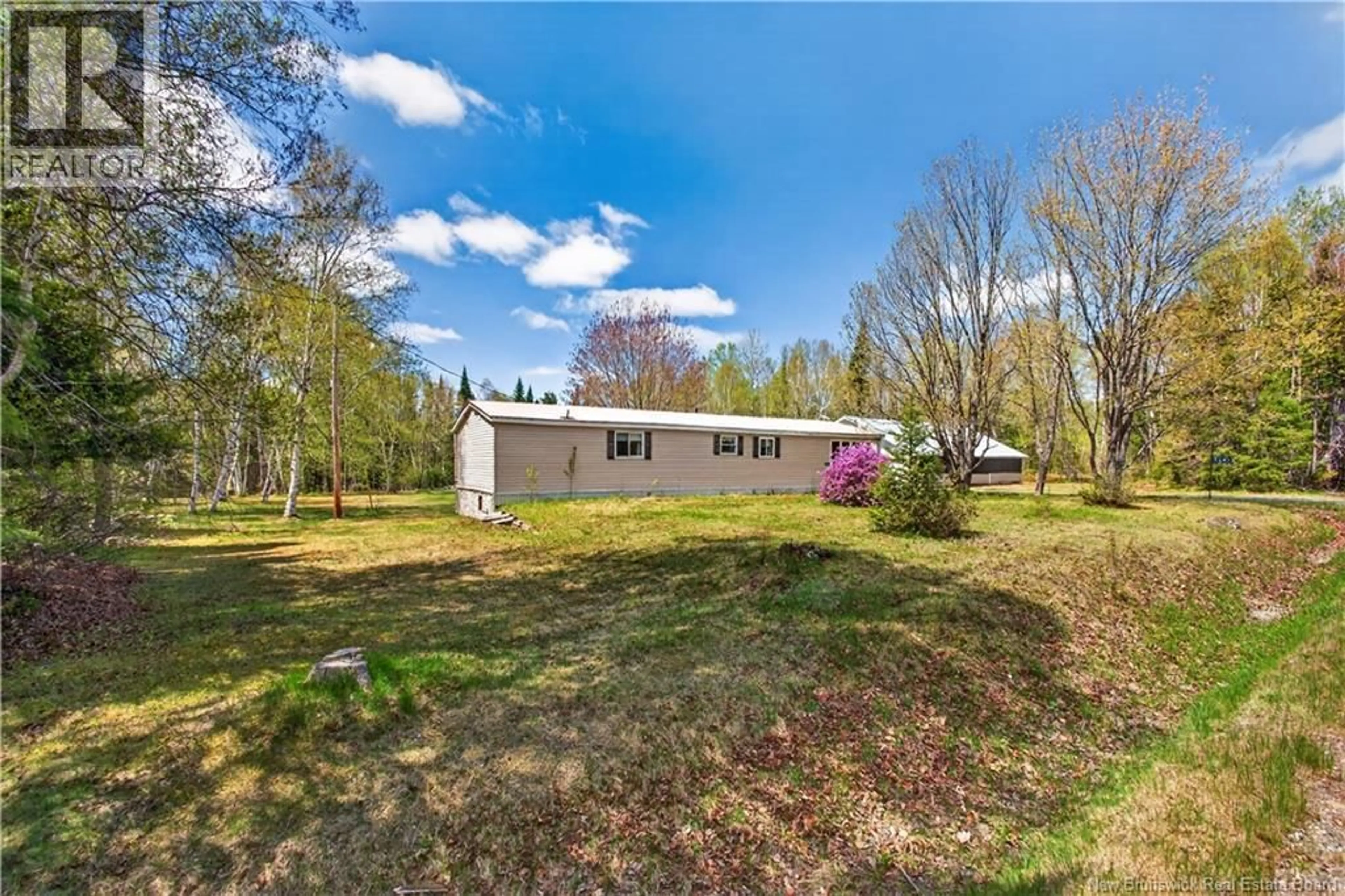 A pic from outside/outdoor area/front of a property/back of a property/a pic from drone, water/lake/river/ocean view for 1345 NORTHWEST ROAD, Curventon New Brunswick E9E1M1