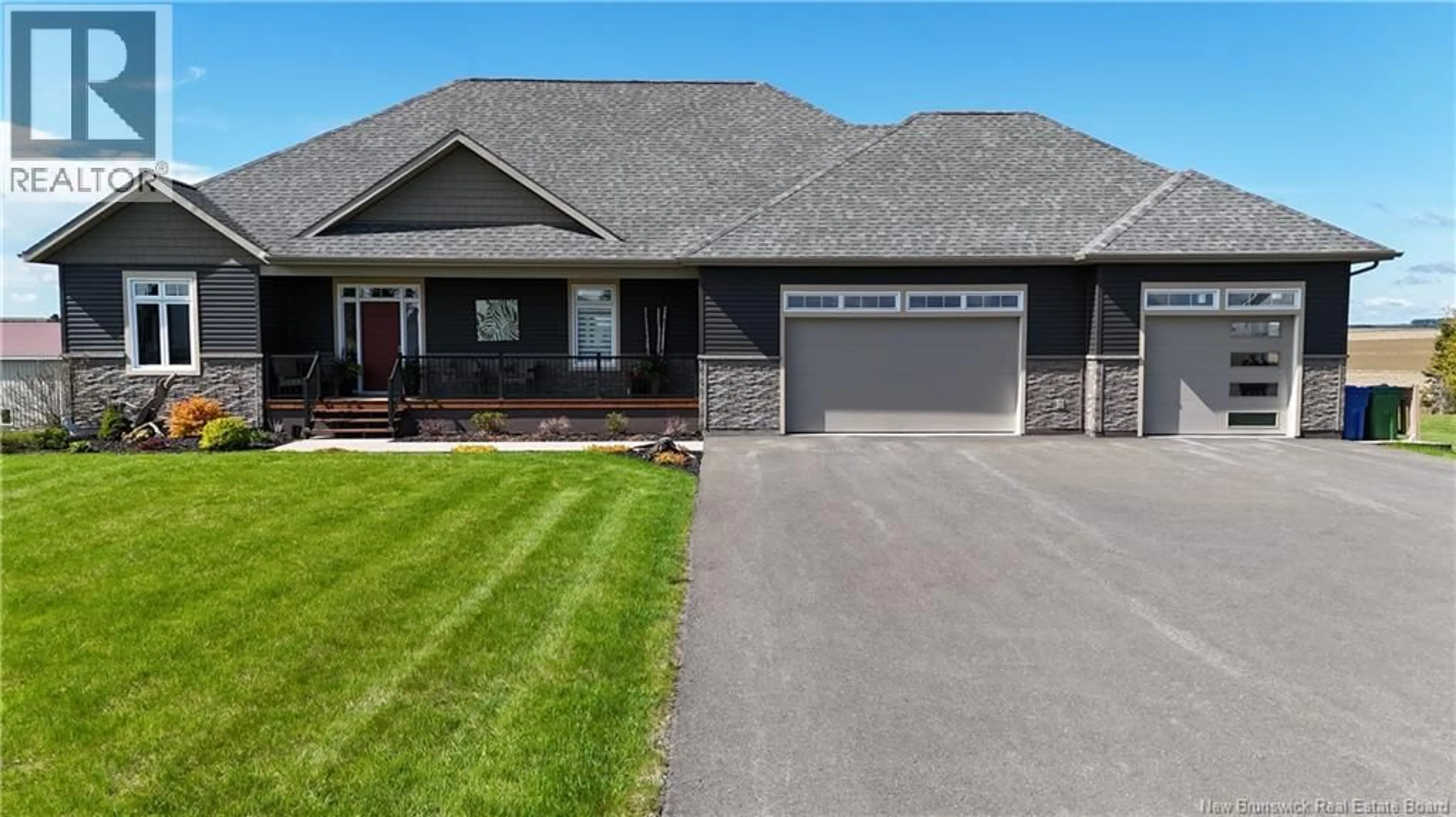 Home with vinyl exterior material, street for 1047 ROUTE 108, DSL de Drummond/DSL of Drummond New Brunswick E3Y2J6