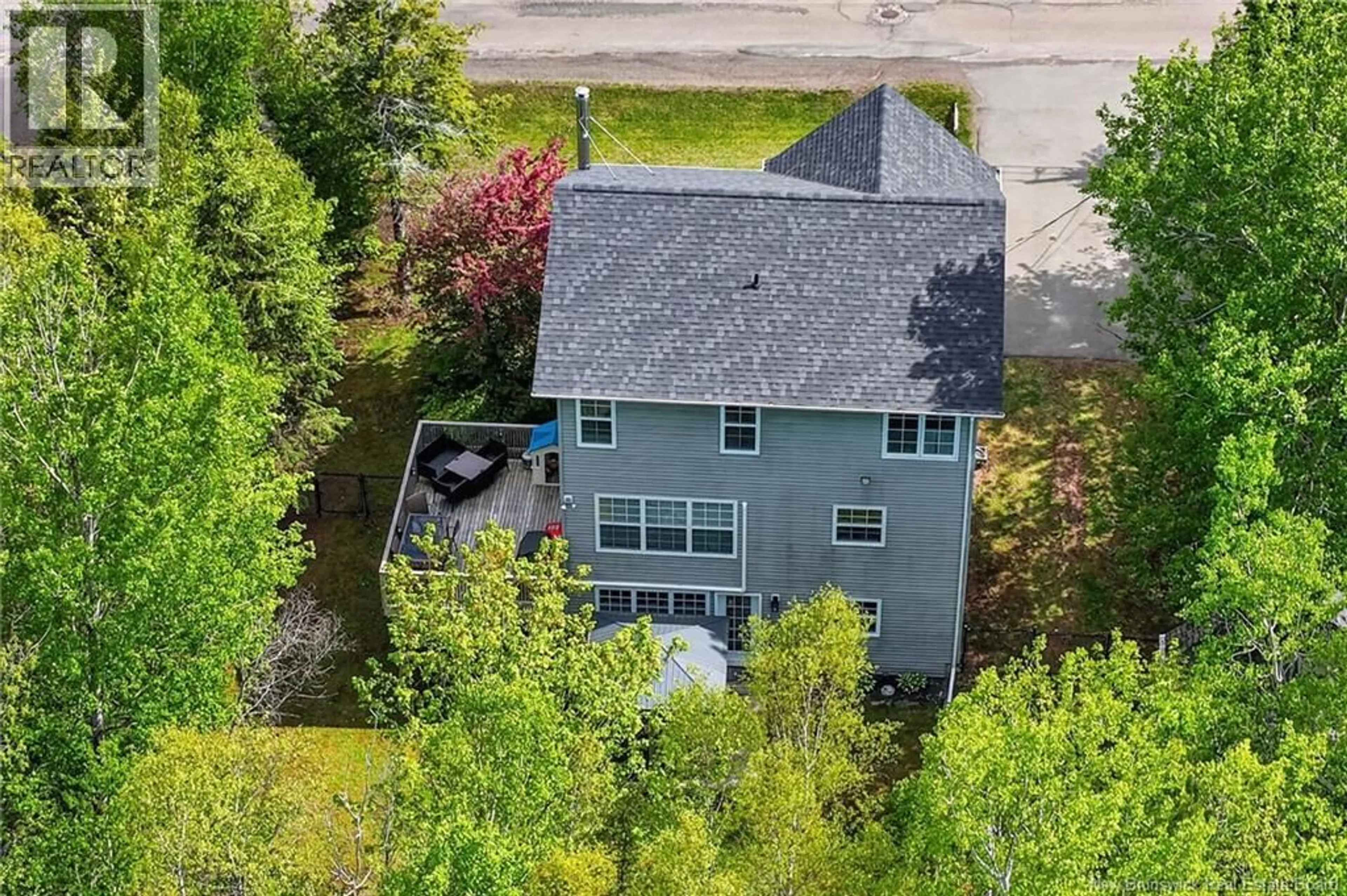 A pic from outside/outdoor area/front of a property/back of a property/a pic from drone, water/lake/river/ocean view for 1 MARCOMBE STREET, Lower Coverdale New Brunswick E1J1K2