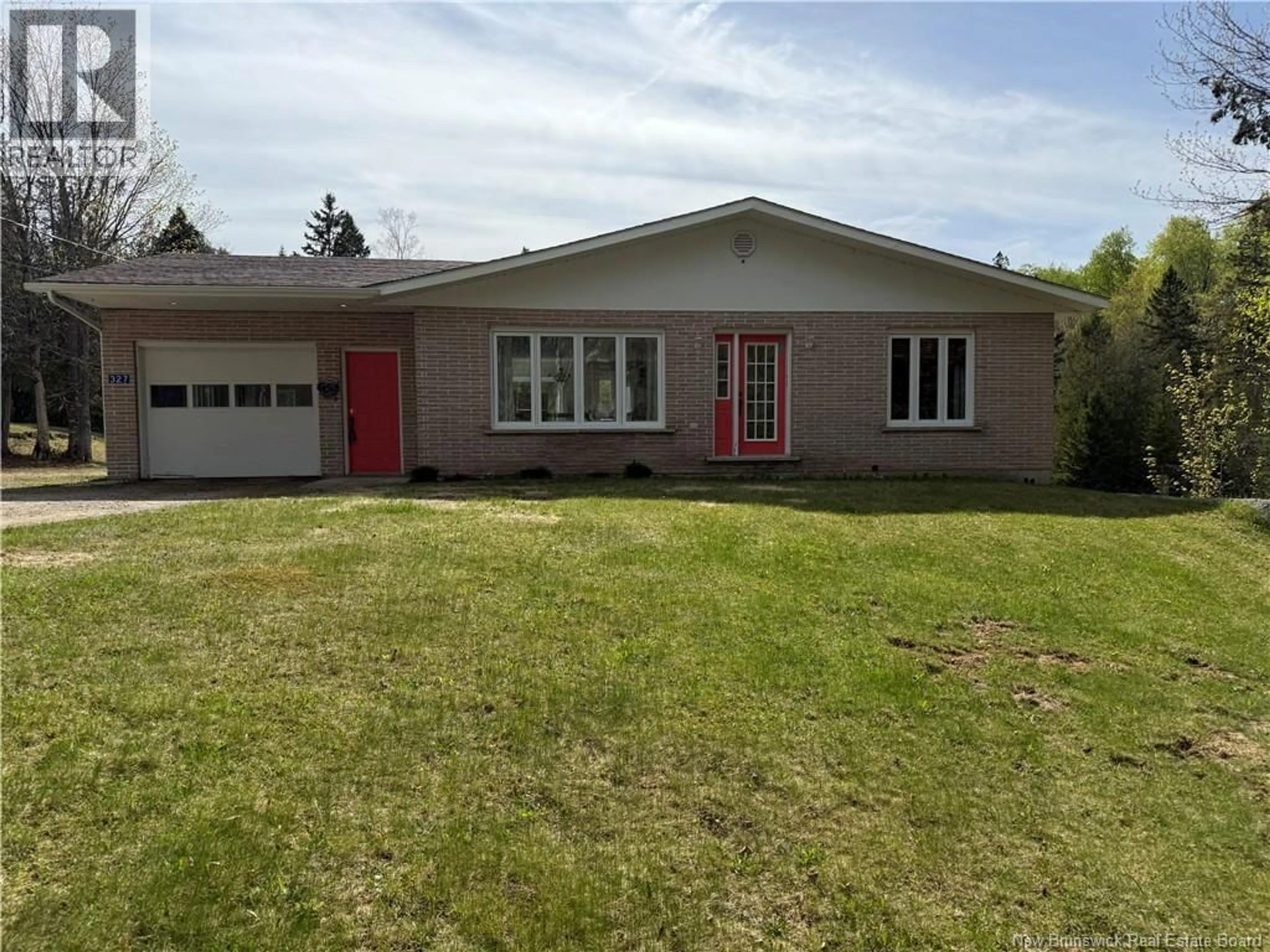 Home with vinyl exterior material, street for 327 MARCOUX STREET, Saint-Maure New Brunswick E8E1L6