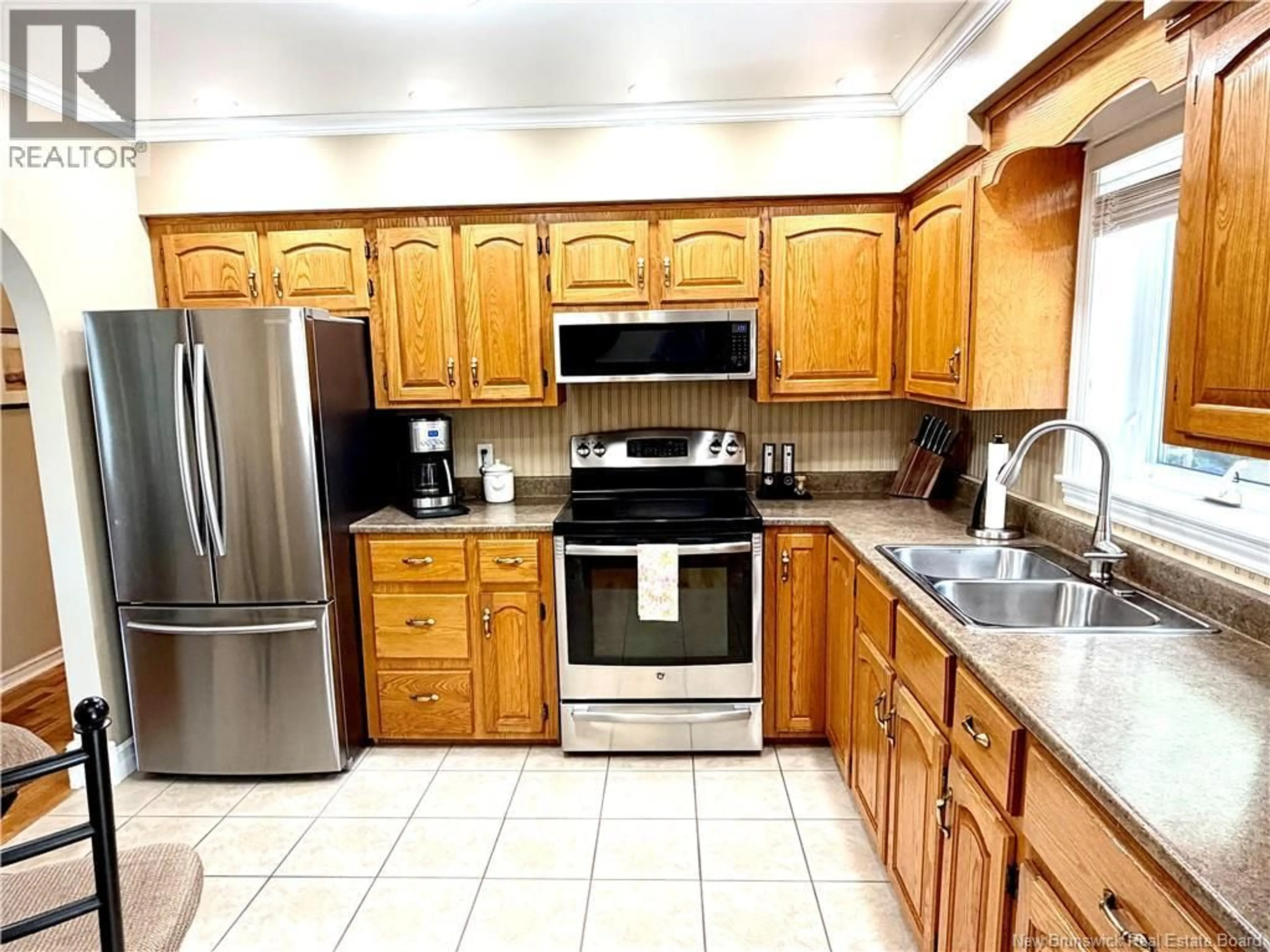 Standard kitchen, ceramic/tile floor for 16 MAJESTIC DRIVE, Grand Bay-Westfield New Brunswick E5K2V8