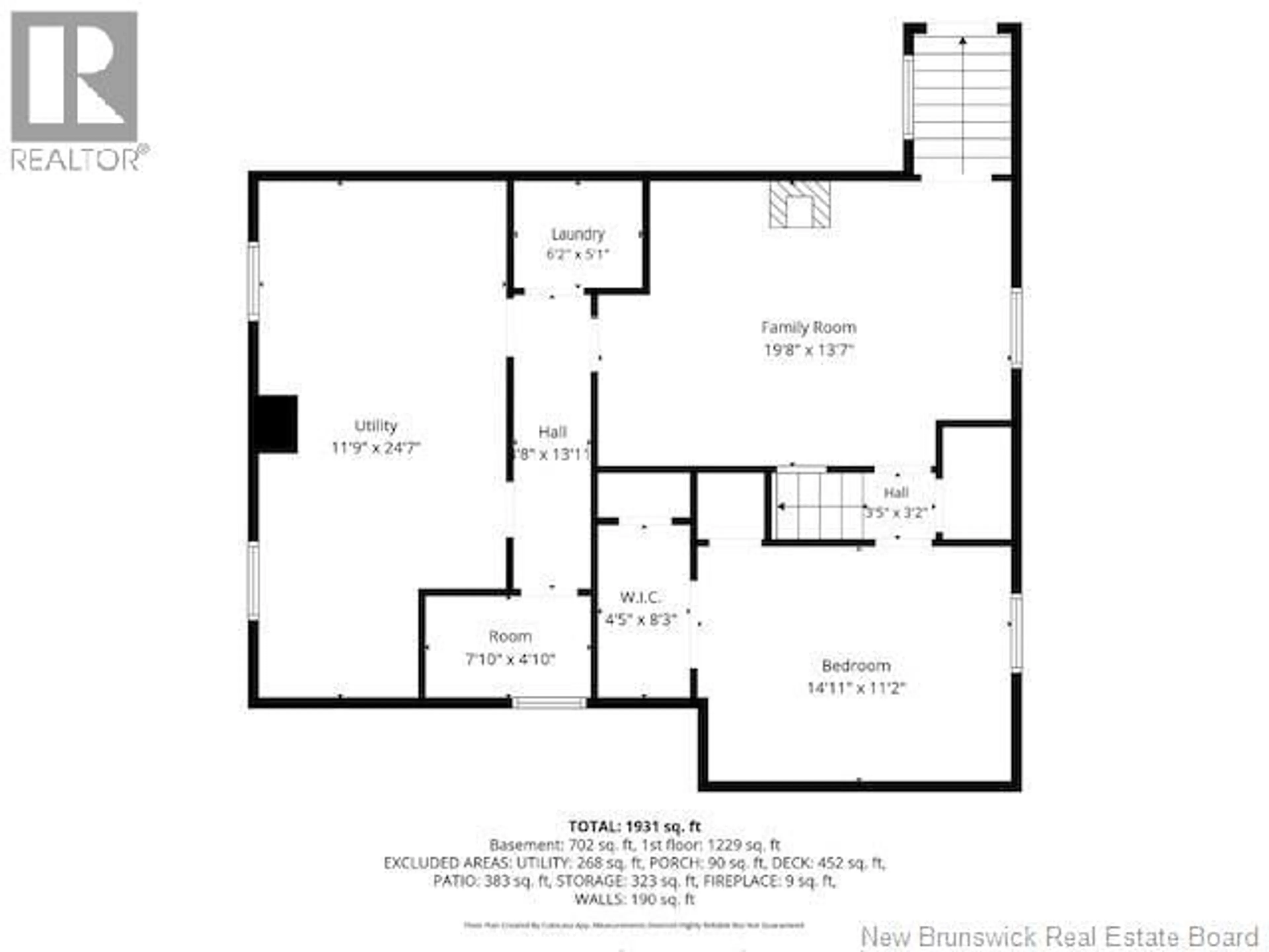 Floor plan for 108 PRINCIPALE STREET, Eel River Crossing New Brunswick E8E1T1