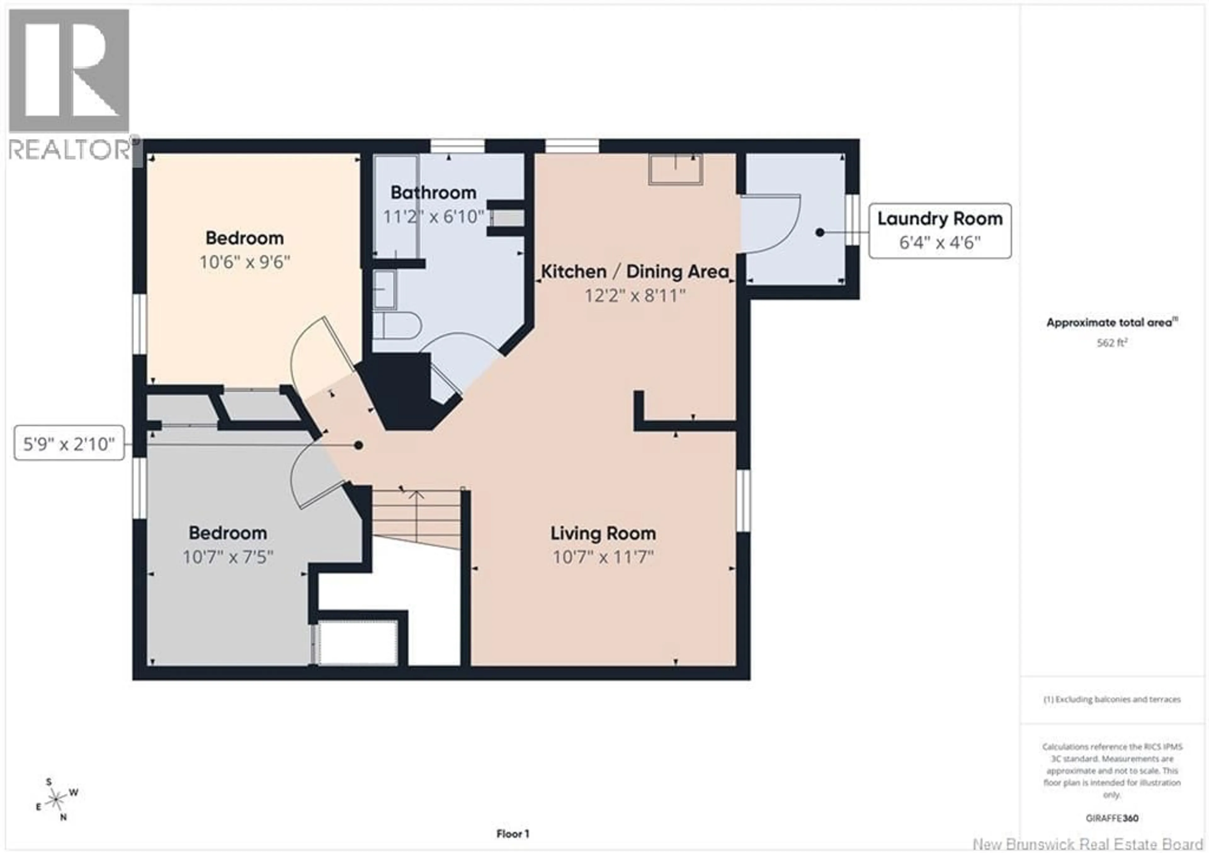 Floor plan for 420 HIGH STREET, Moncton New Brunswick E1C6C8