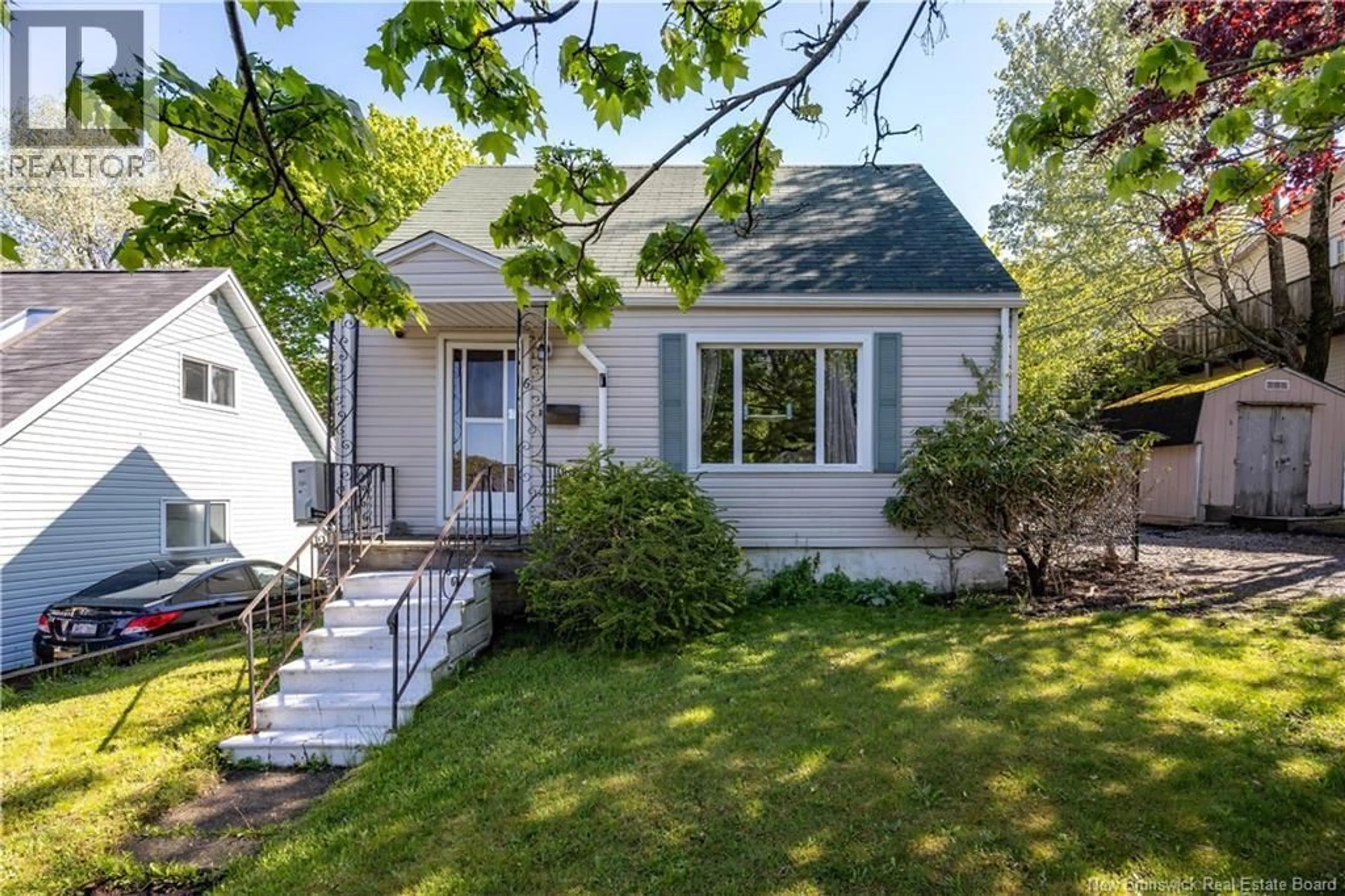 Home with vinyl exterior material, street for 6 WEBSTER STREET, Saint John New Brunswick E2K2S8