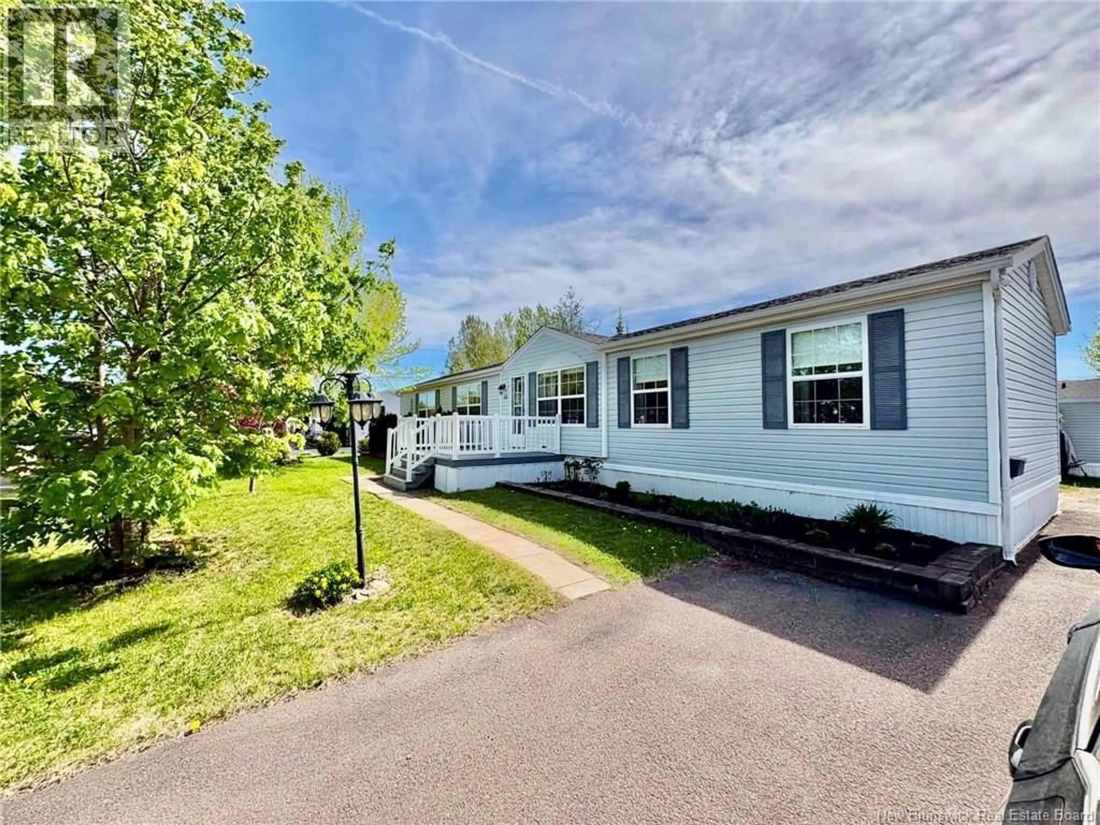 Home with vinyl exterior material, street for 16 ANEMONE STREET, Moncton New Brunswick E1H2R7