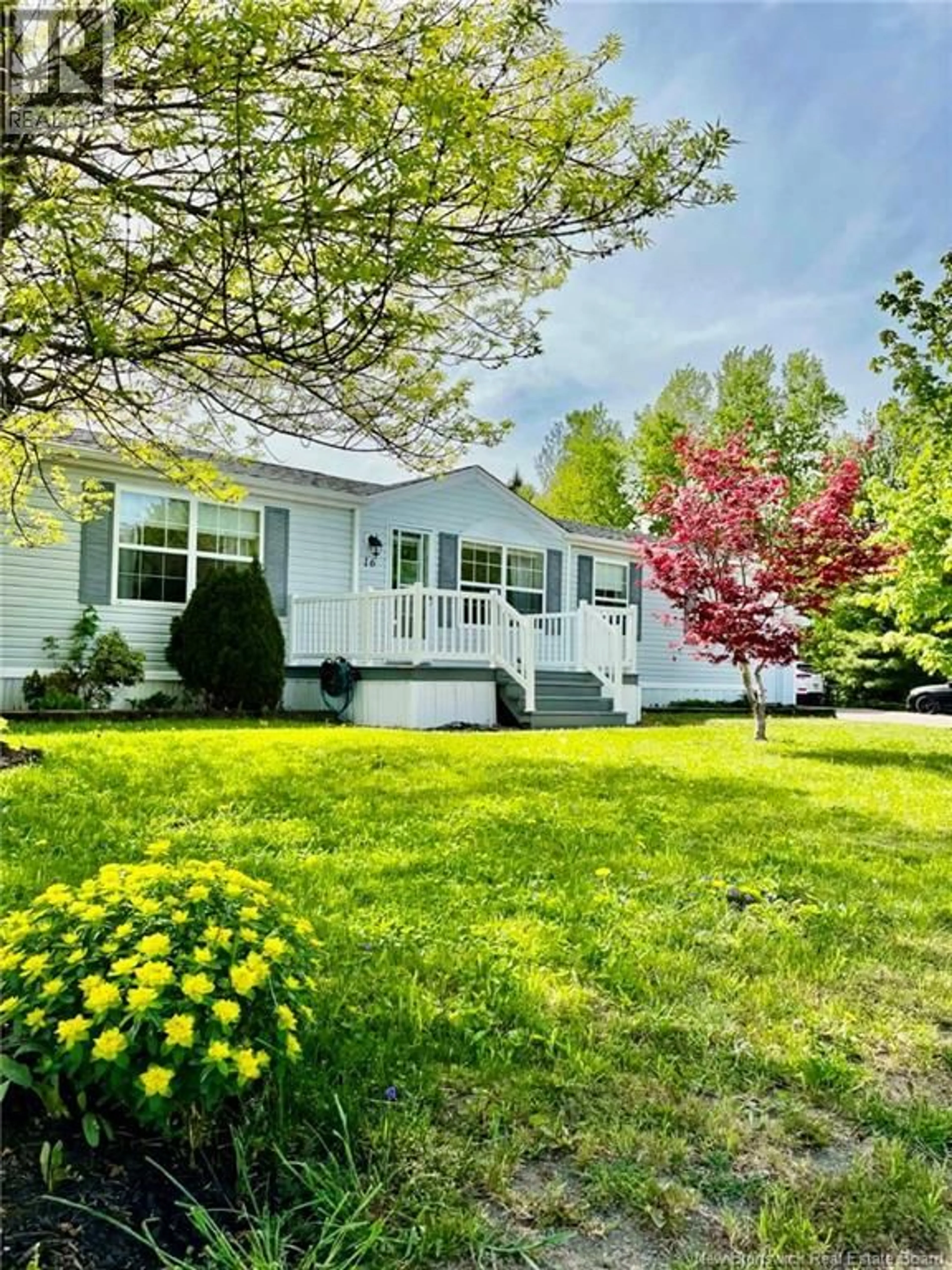 Home with vinyl exterior material, street for 16 ANEMONE STREET, Moncton New Brunswick E1H2R7