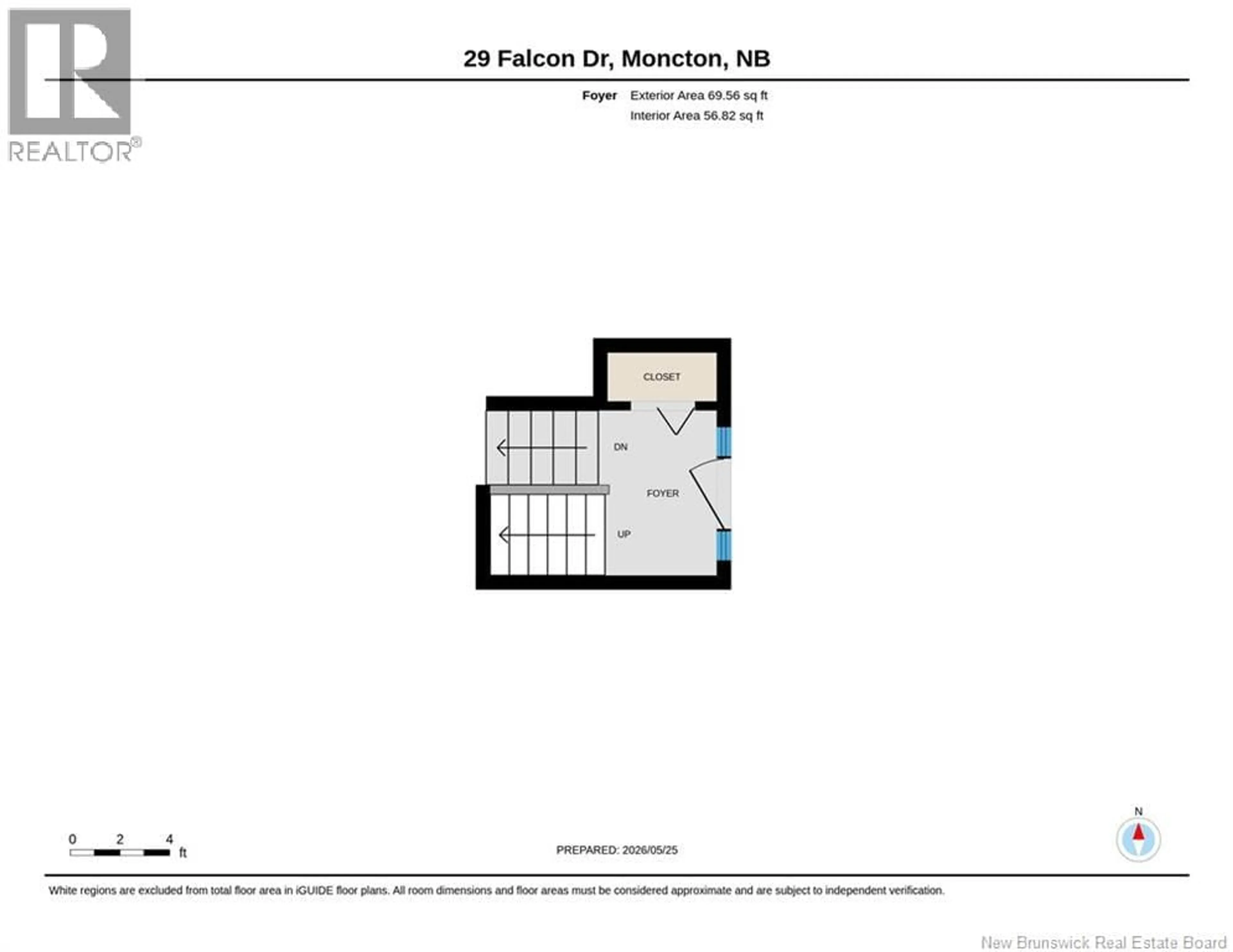 Floor plan for 29 FALCON DRIVE, Moncton New Brunswick E1G0H8