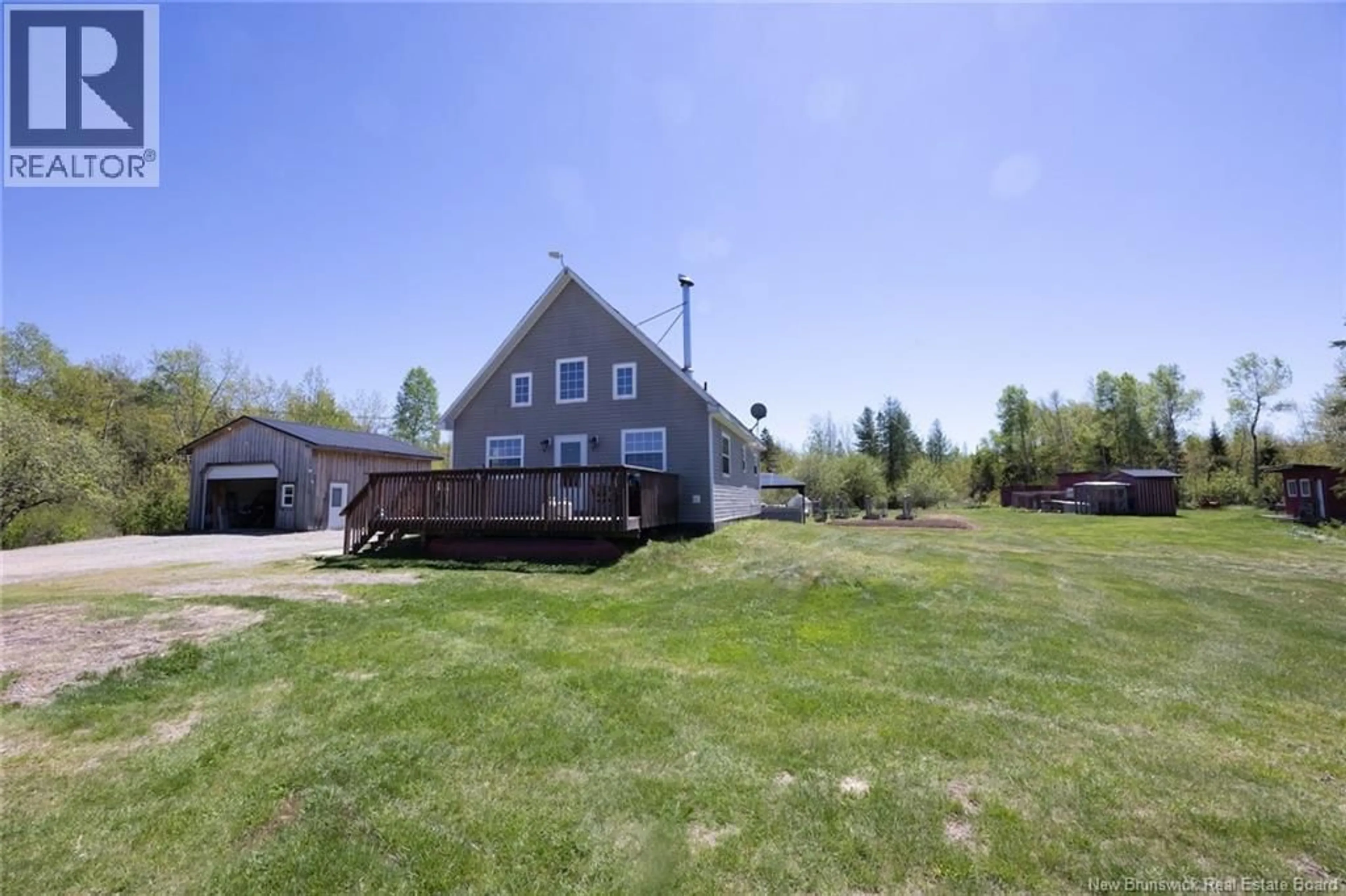 A pic from outside/outdoor area/front of a property/back of a property/a pic from drone, unknown for 295 BOYNE ROAD, Hoyt New Brunswick E5L2C2