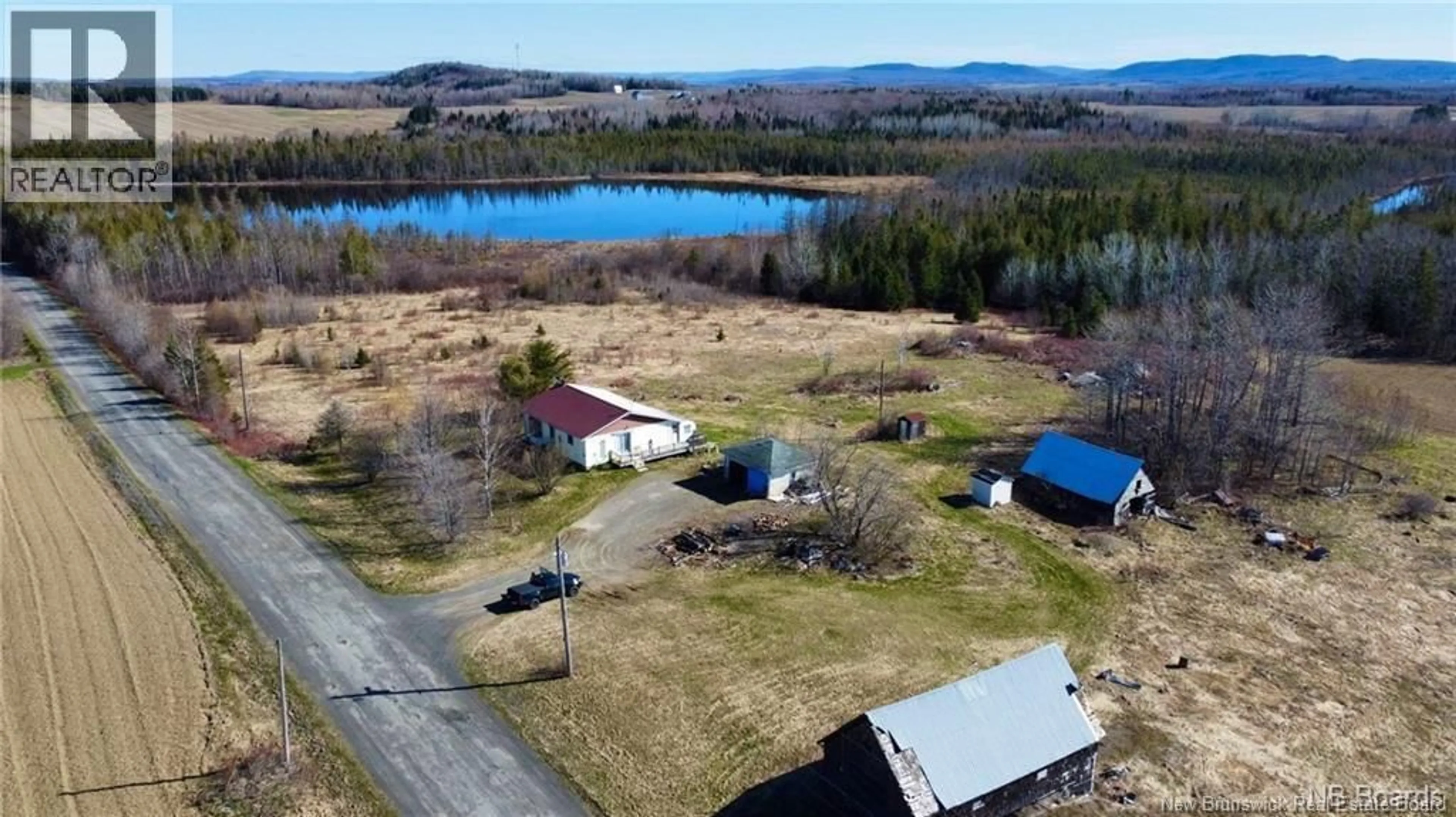 A pic from outside/outdoor area/front of a property/back of a property/a pic from drone, water/lake/river/ocean view for 889 CHARLESTON ROAD, Charleston New Brunswick E7K1G6