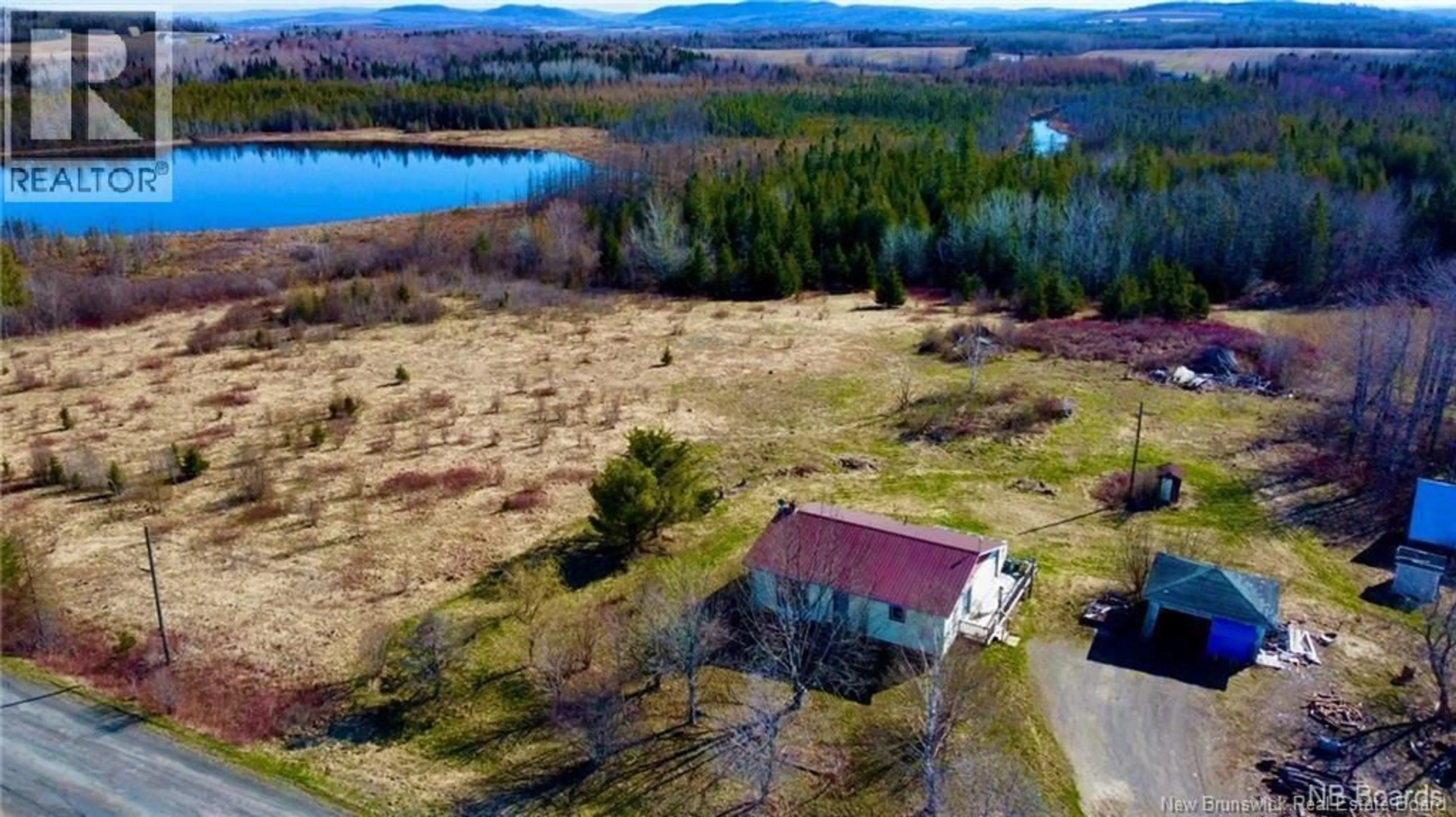 A pic from outside/outdoor area/front of a property/back of a property/a pic from drone, water/lake/river/ocean view for 889 CHARLESTON ROAD, Charleston New Brunswick E7K1G6