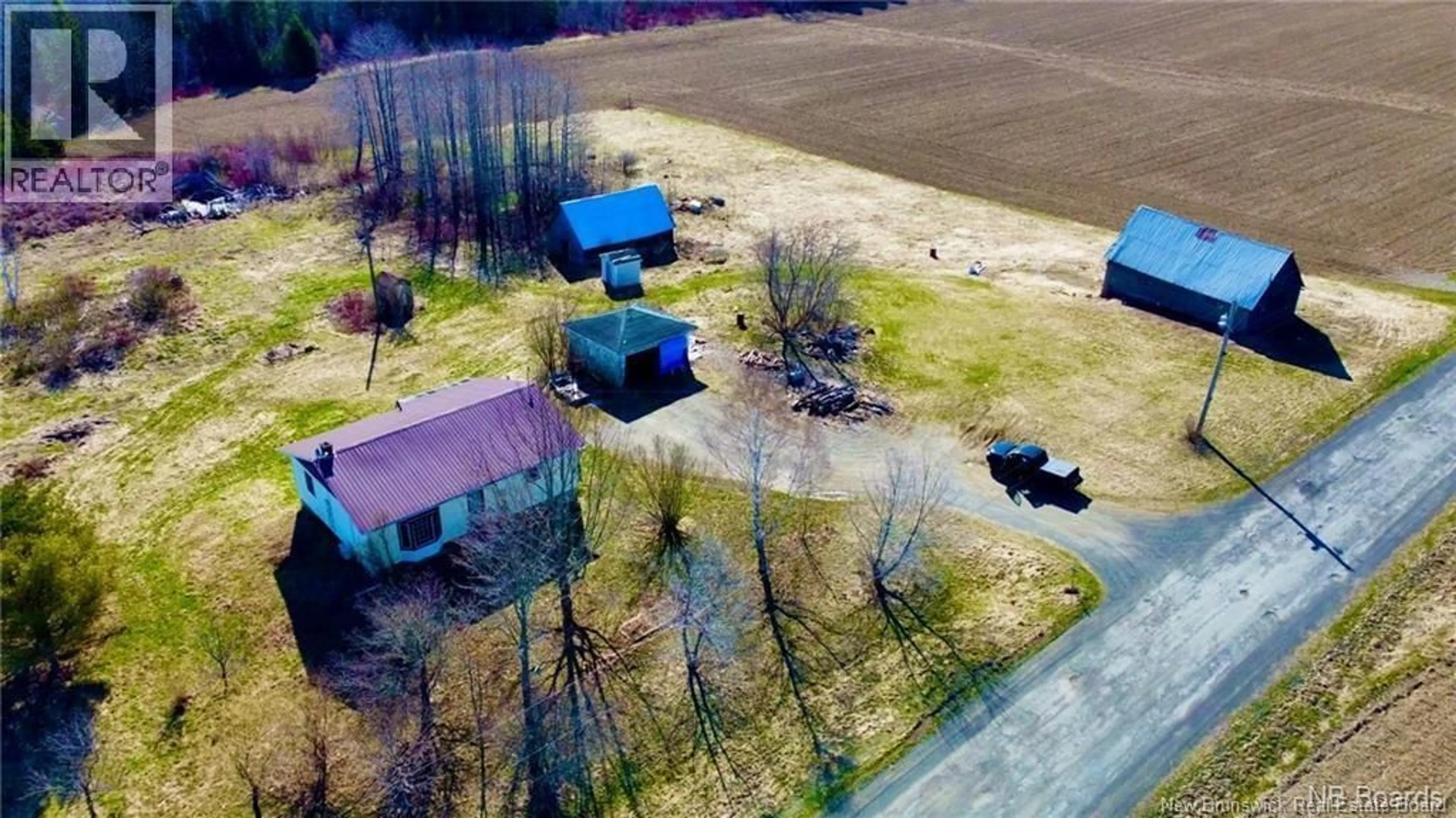 A pic from outside/outdoor area/front of a property/back of a property/a pic from drone, building for 889 CHARLESTON ROAD, Charleston New Brunswick E7K1G6