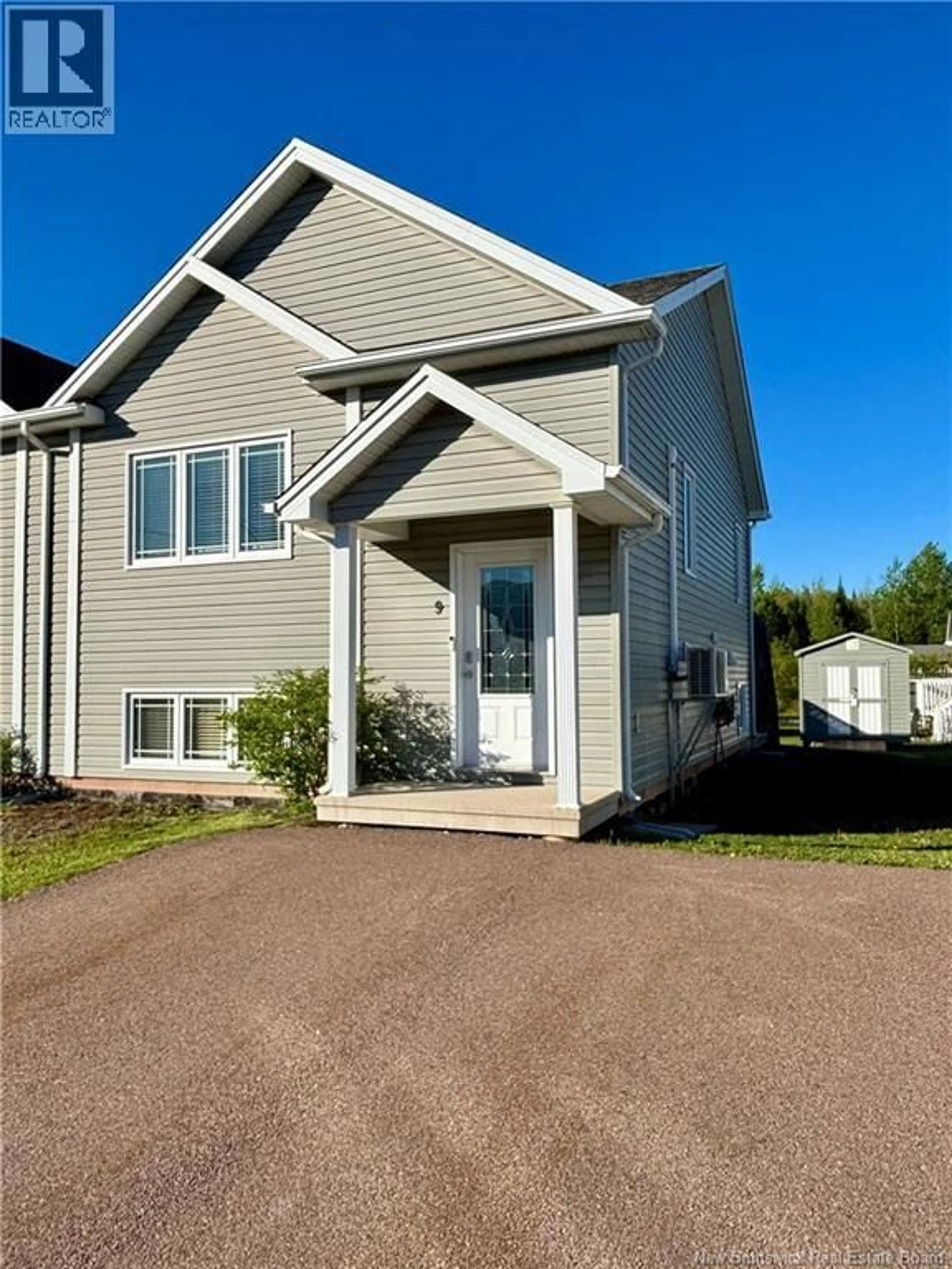 Home with vinyl exterior material, street for 9 JANICK COURT, Moncton New Brunswick E1A9L6