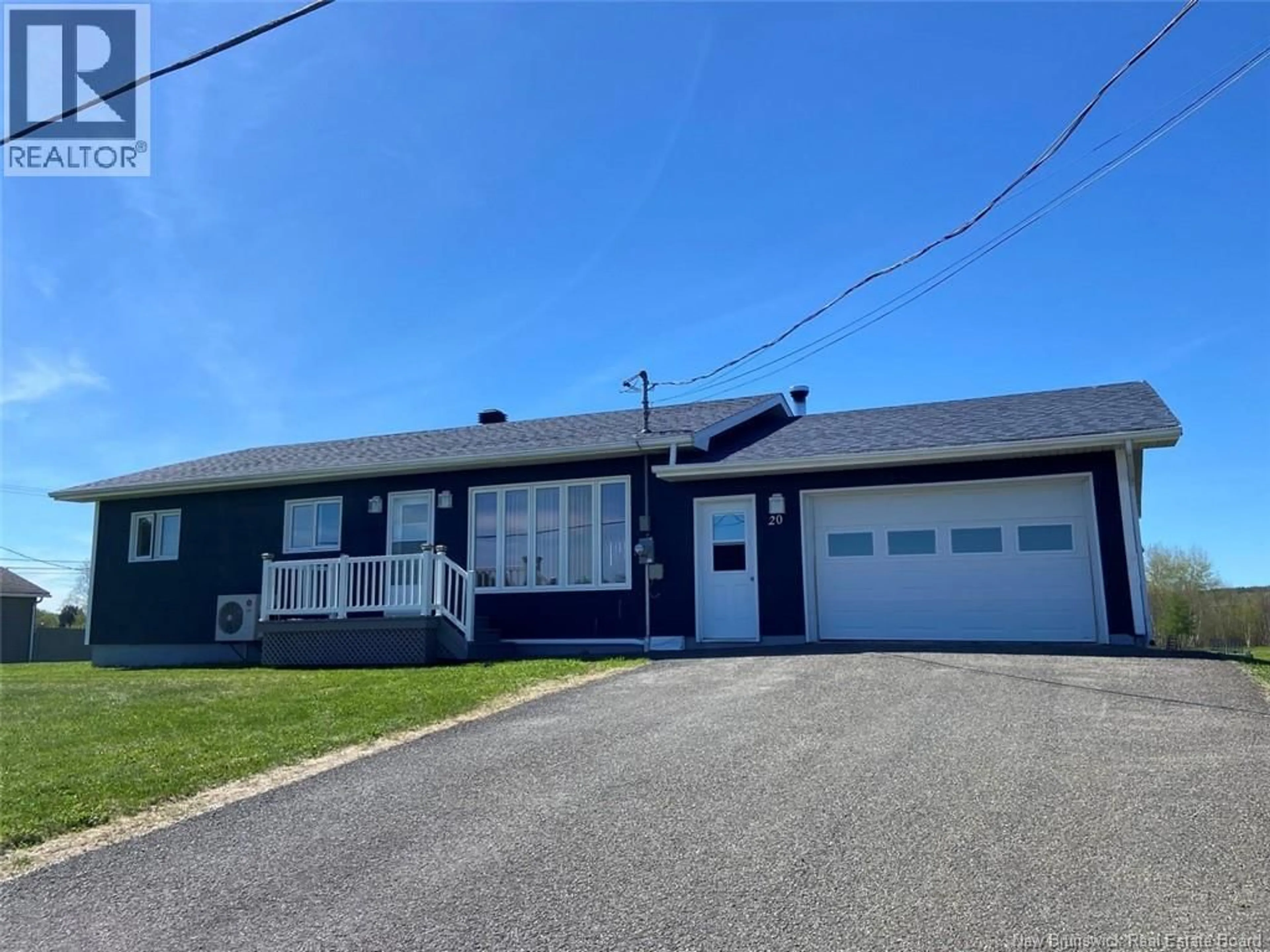 Home with vinyl exterior material, street for 20 SIROIS ROAD, Sainte-Anne-De-Madawaska New Brunswick E7E1H9