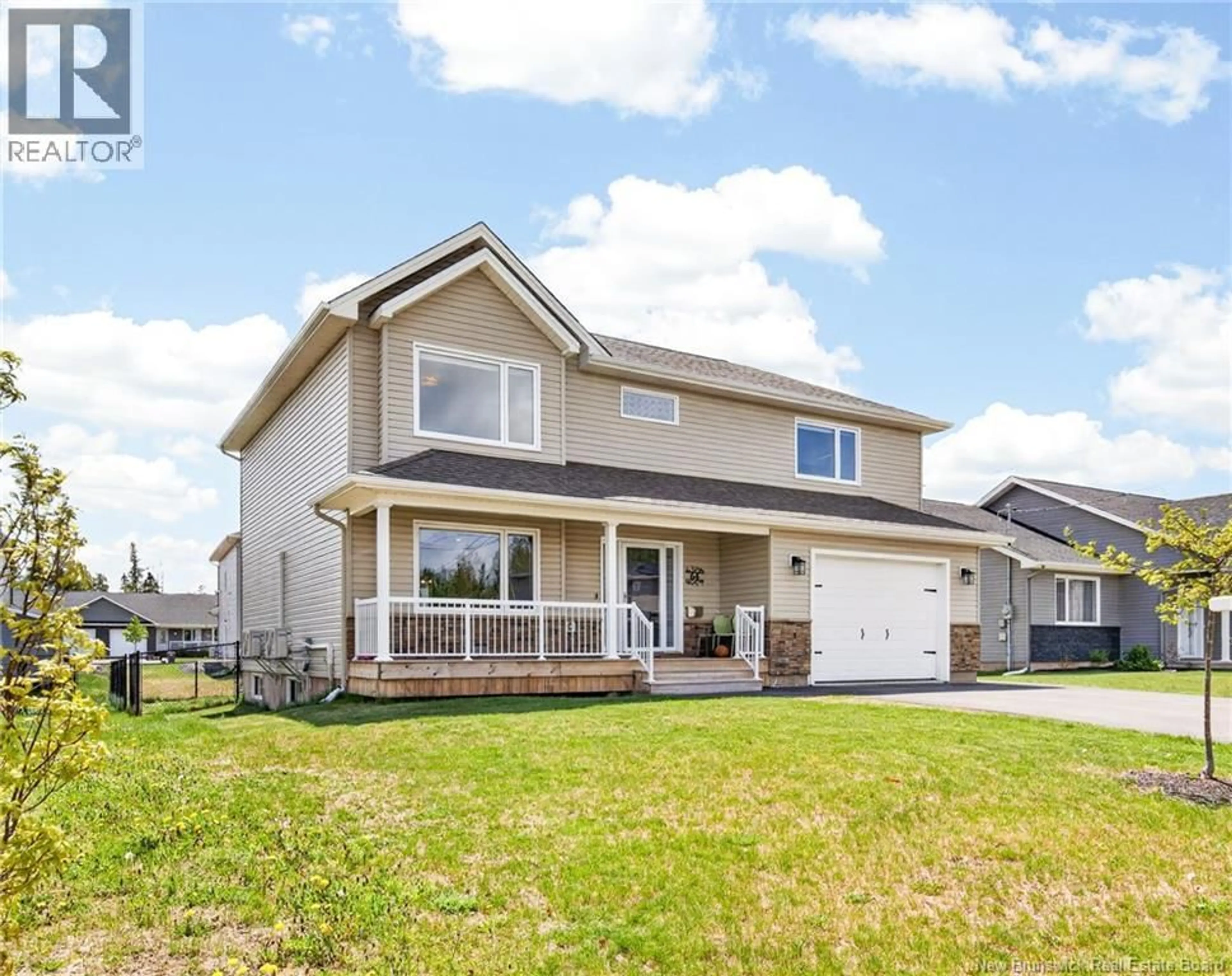 Home with vinyl exterior material, street for 64 SATARA DRIVE, Moncton New Brunswick E1G6A6