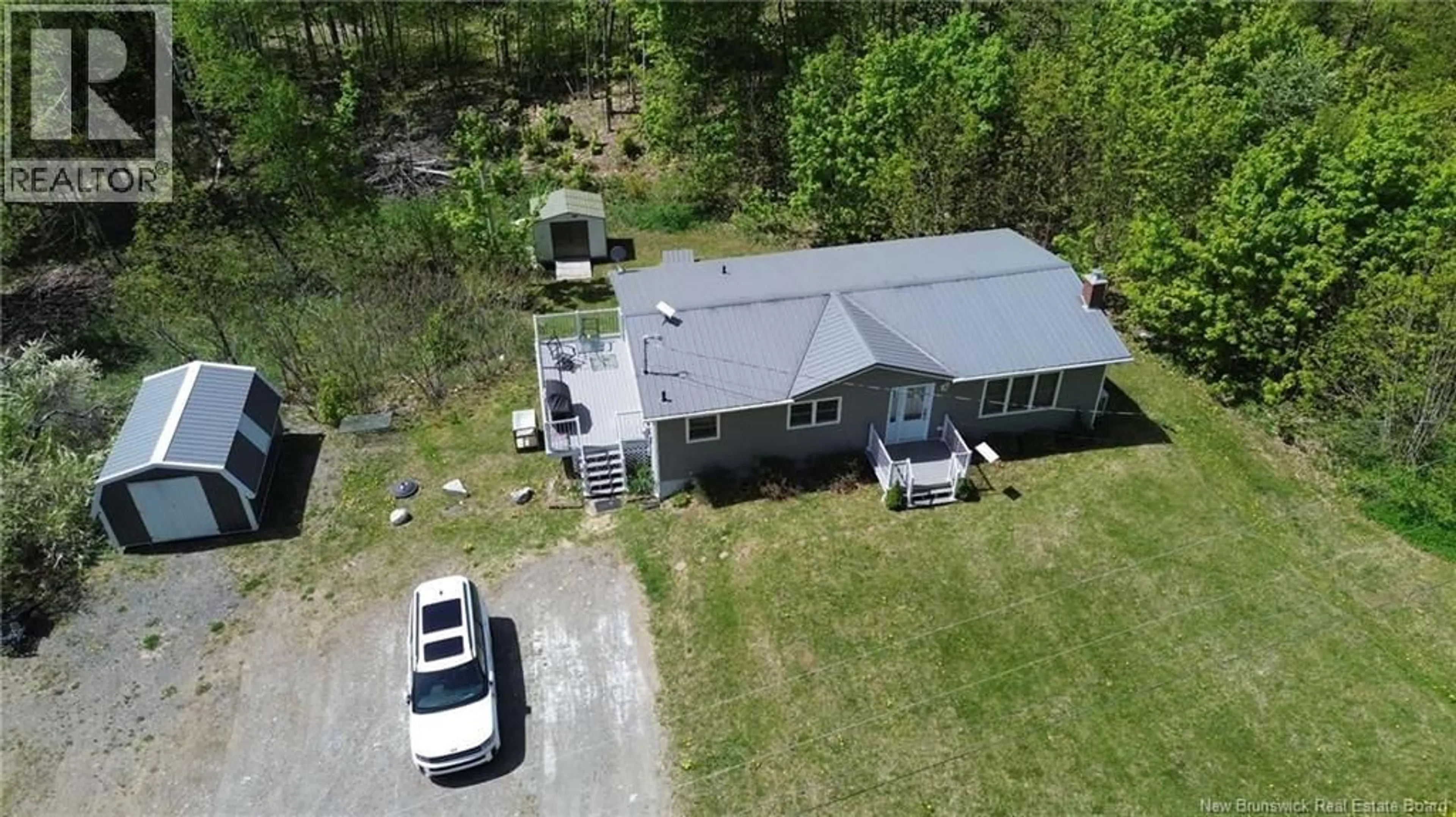 A pic from outside/outdoor area/front of a property/back of a property/a pic from drone, unknown for 120 JOHNSON SETTLEMENT ROAD, Johnson Settlement New Brunswick E6H1A8