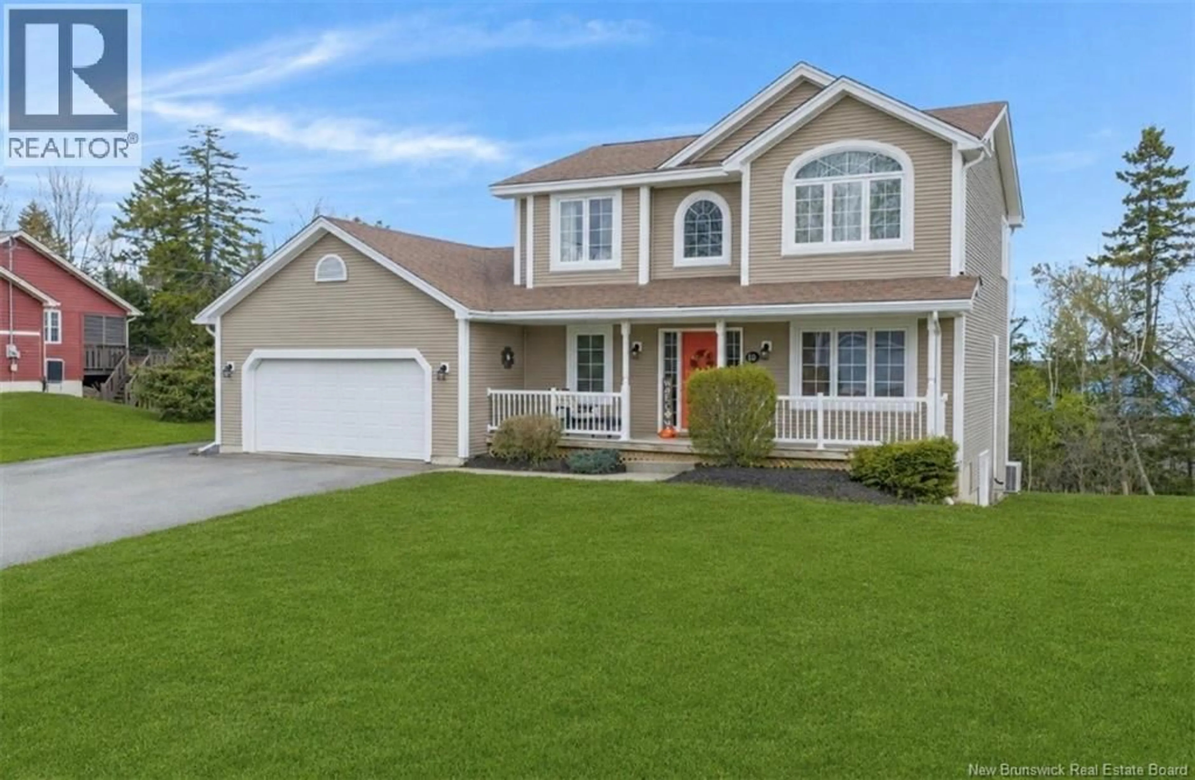 Home with vinyl exterior material, street for 10 GRANITE DRIVE, Quispamsis New Brunswick E2E0E4