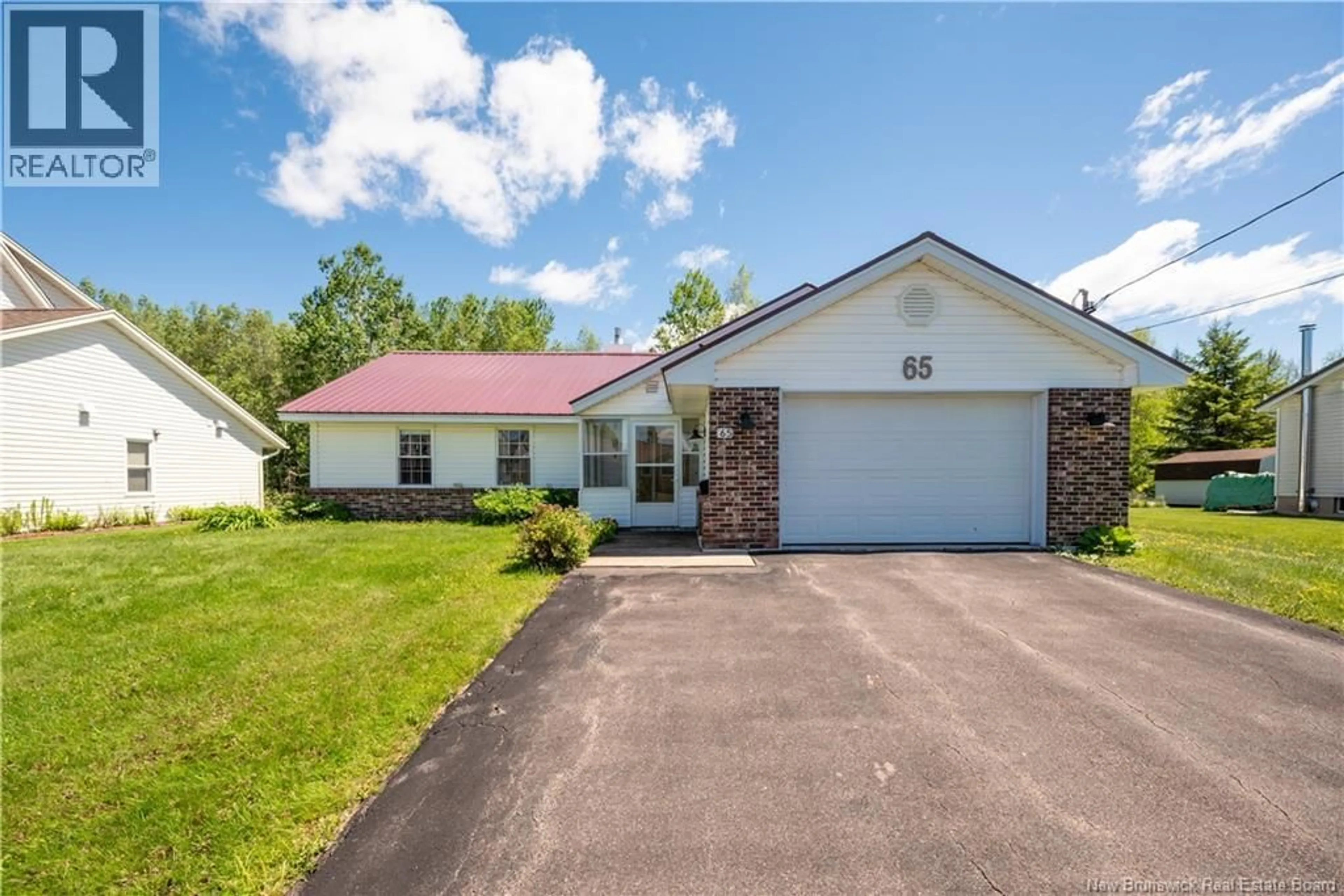 Home with vinyl exterior material, street for 65 CALLAGHAN ROAD, Riverview New Brunswick E1B4P1