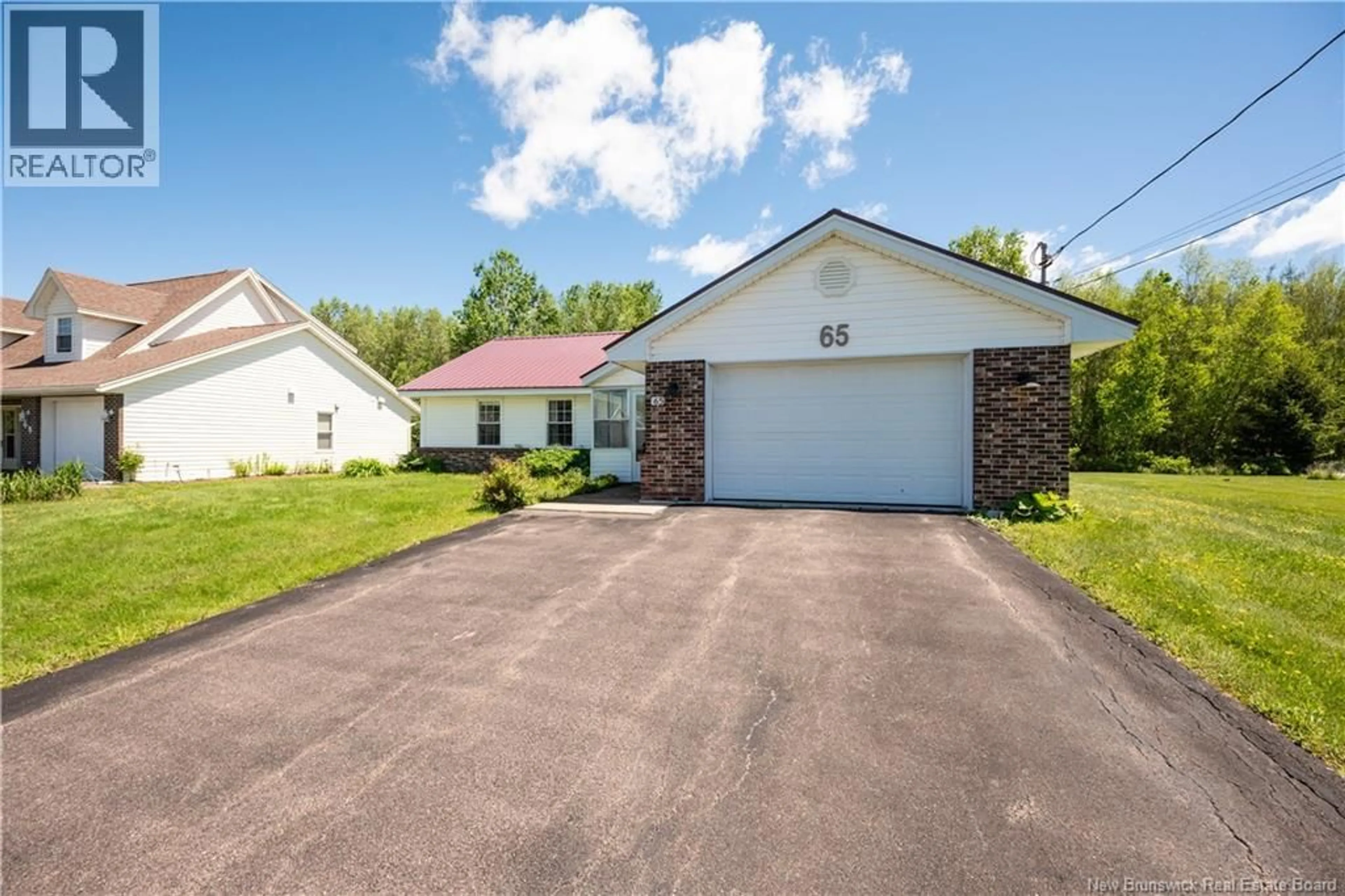 Home with vinyl exterior material, street for 65 CALLAGHAN ROAD, Riverview New Brunswick E1B4P1