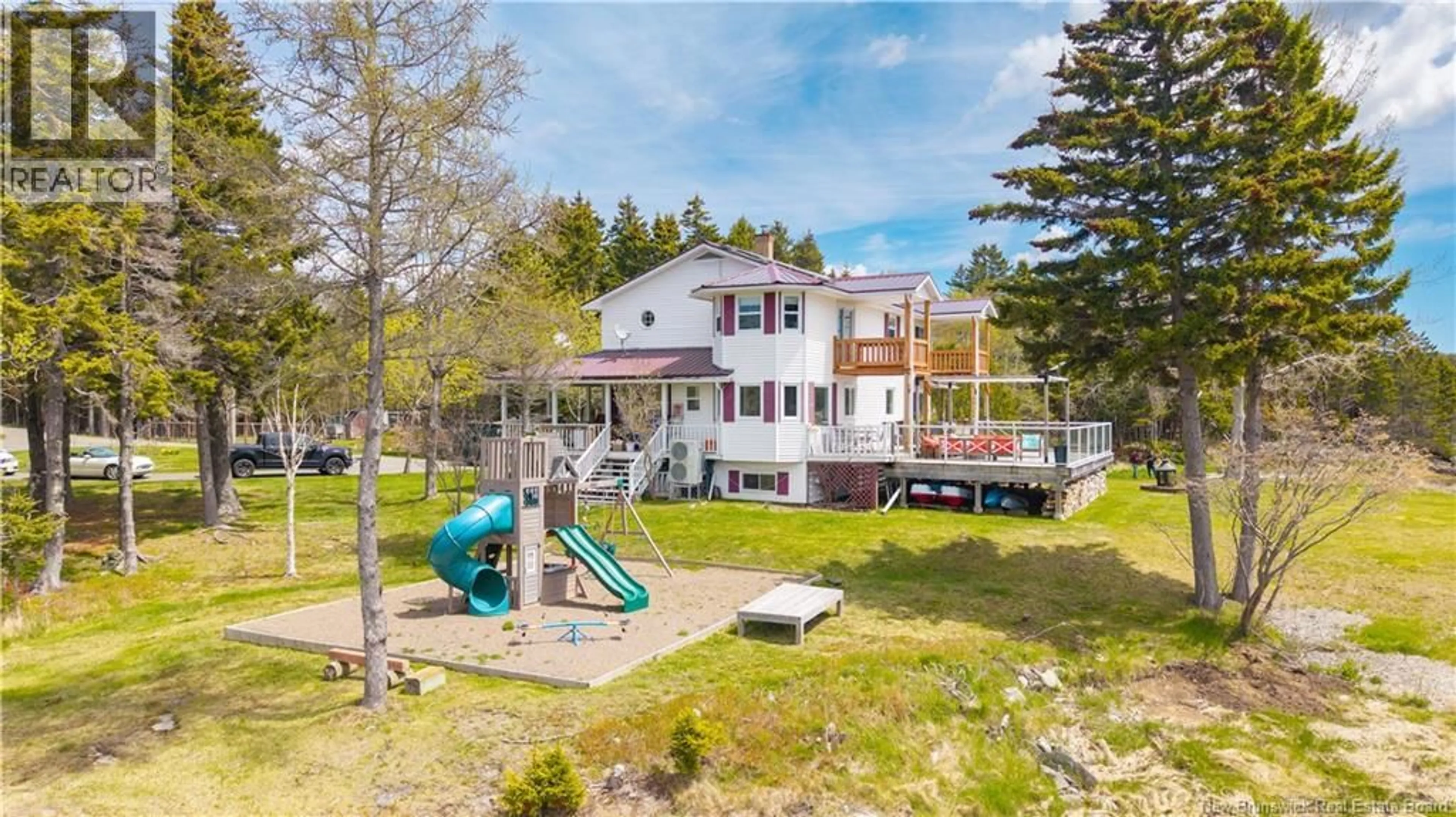 A pic from outside/outdoor area/front of a property/back of a property/a pic from drone, water/lake/river/ocean view for 60 MEADOWBROOK LANE, L'etete New Brunswick E5C2P1