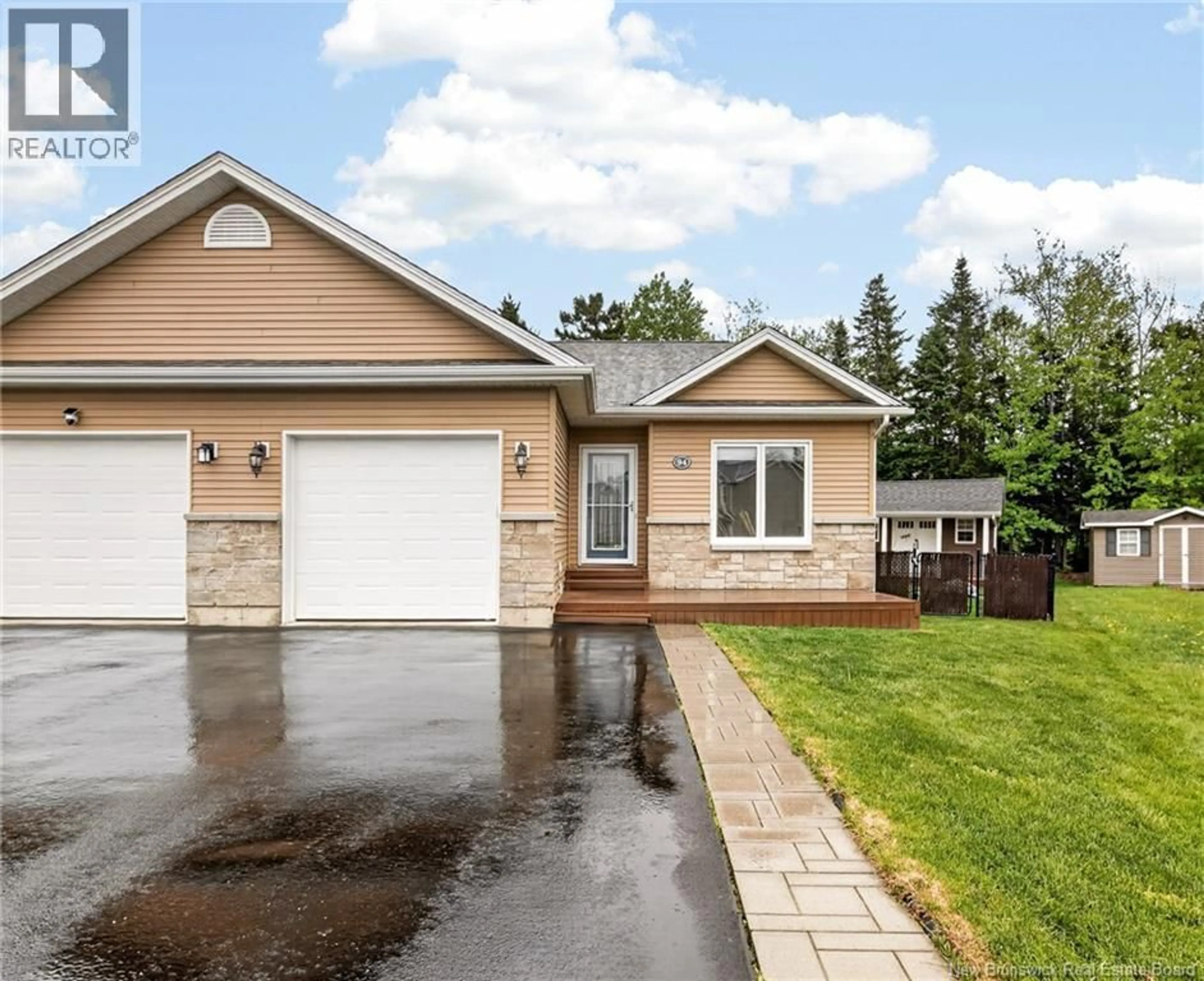 Home with vinyl exterior material, street for 94 SYRAH COURT, Dieppe New Brunswick E1A0Z6