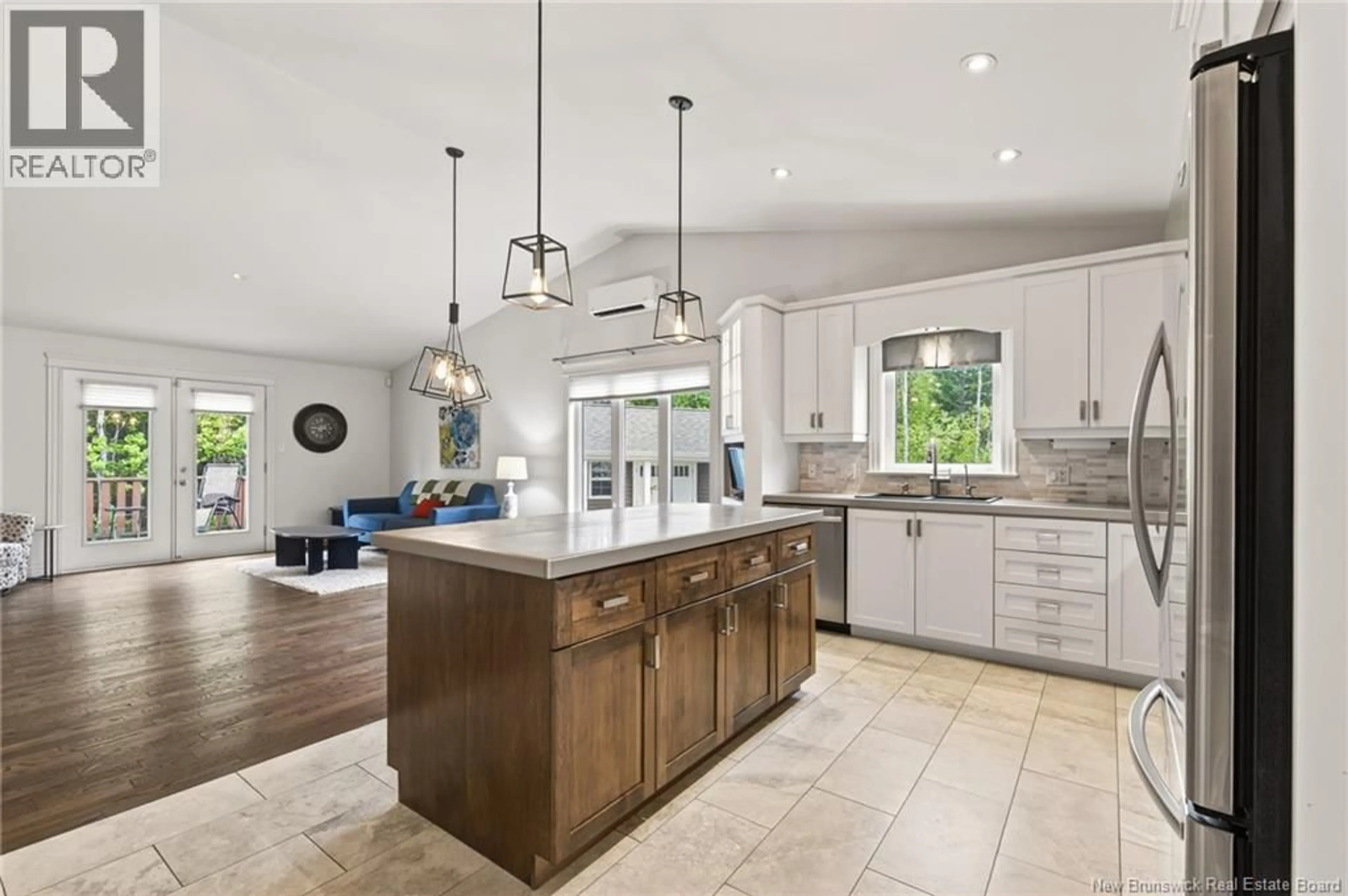 Open concept kitchen, ceramic/tile floor for 94 SYRAH COURT, Dieppe New Brunswick E1A0Z6