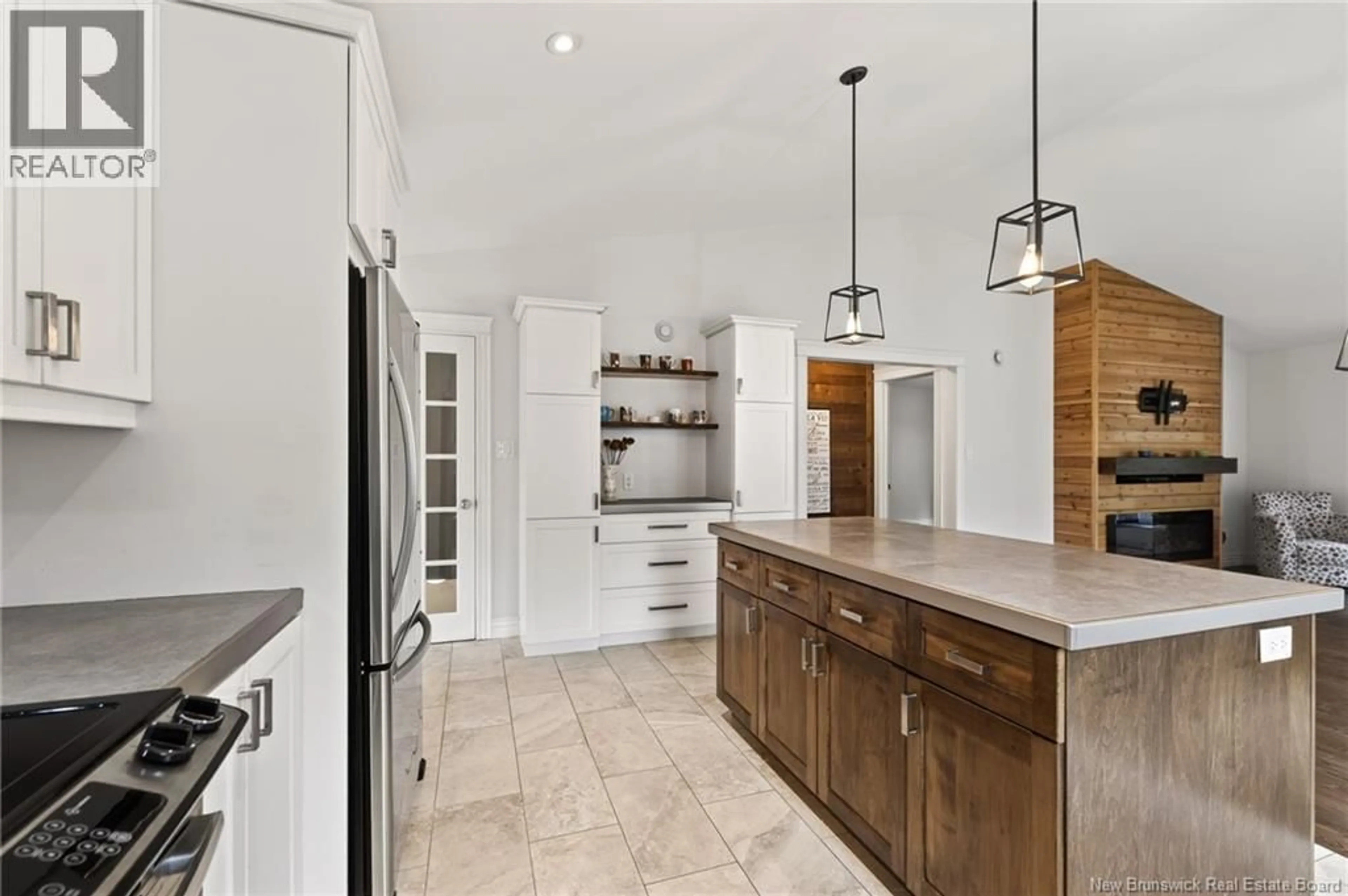 Open concept kitchen, ceramic/tile floor for 94 SYRAH COURT, Dieppe New Brunswick E1A0Z6