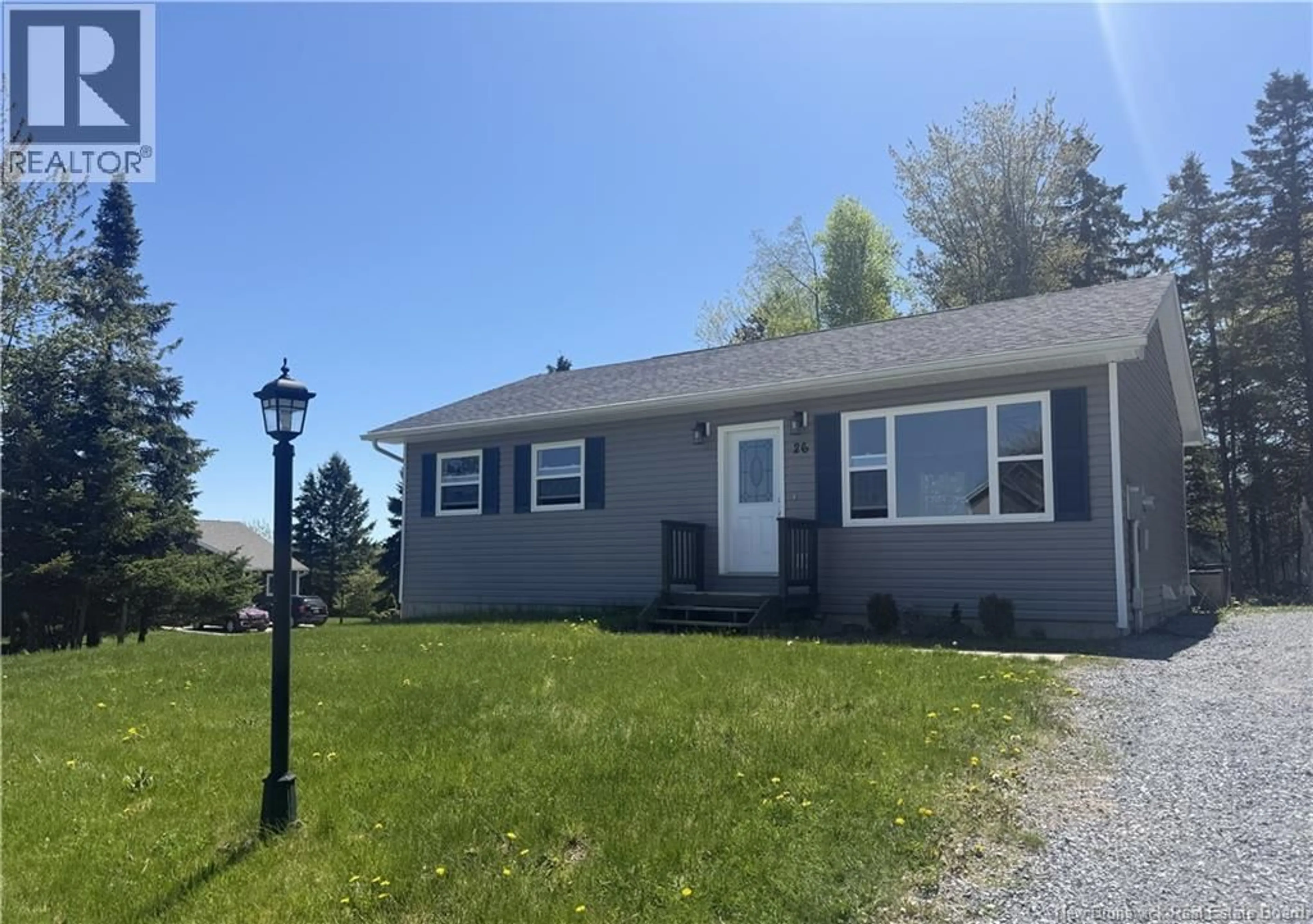 Home with vinyl exterior material, street for 26 PAIGE STREET, Rothesay New Brunswick E2E0N8