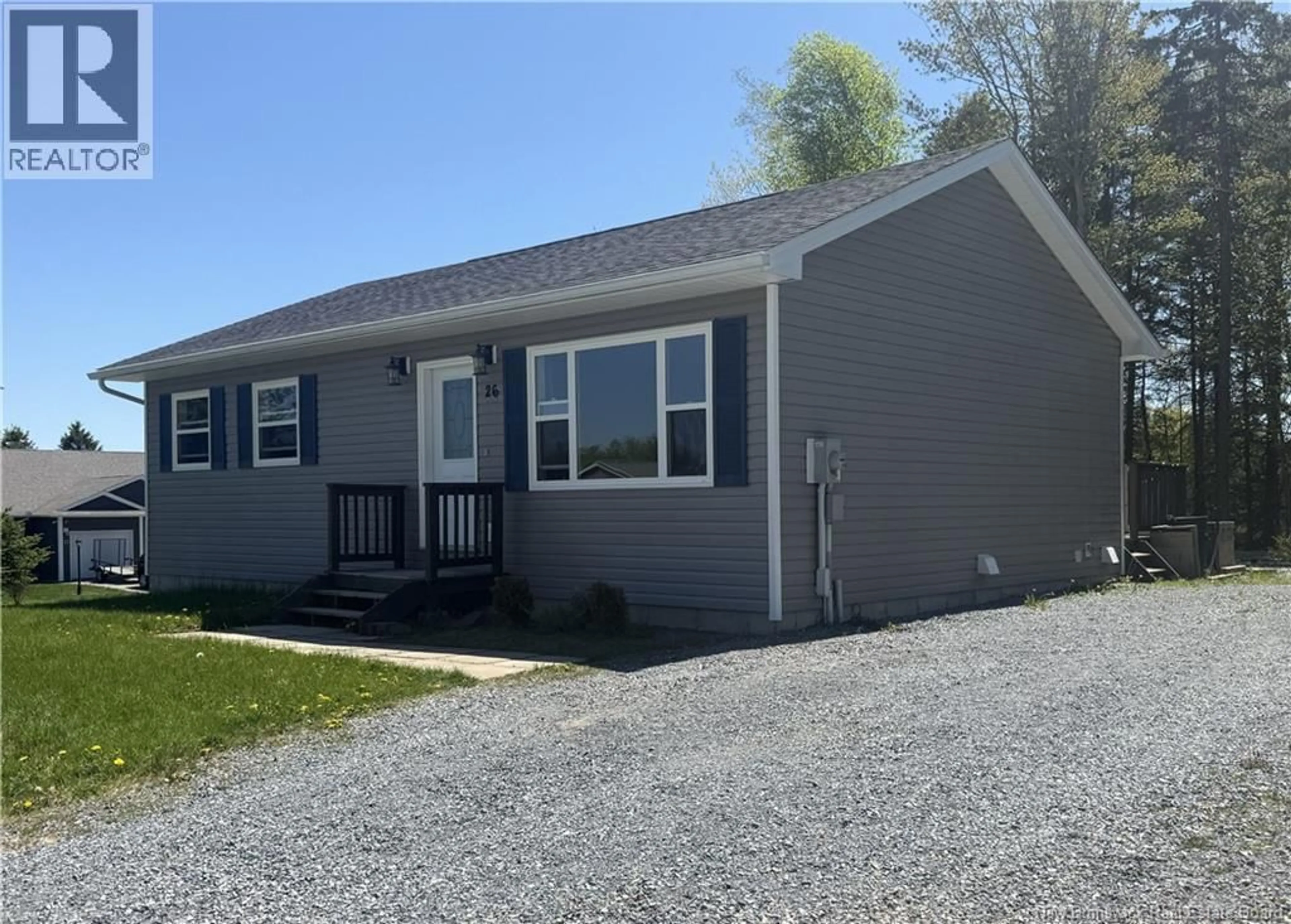 Home with vinyl exterior material, street for 26 PAIGE STREET, Rothesay New Brunswick E2E0N8