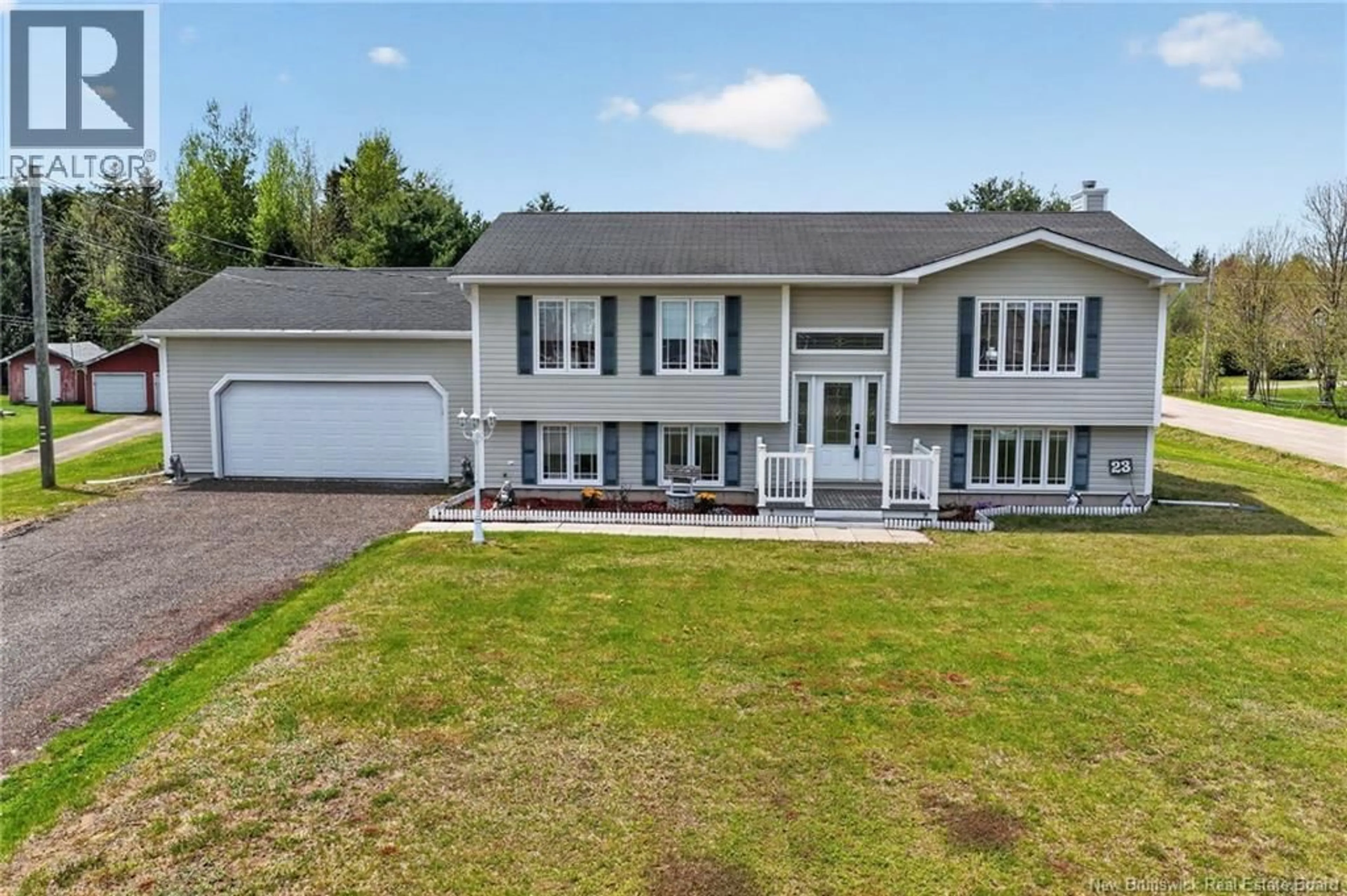 A pic from outside/outdoor area/front of a property/back of a property/a pic from drone, unknown for 23 DR. LIONEL MAILLET STREET, Bouctouche Bay New Brunswick E4S4M5