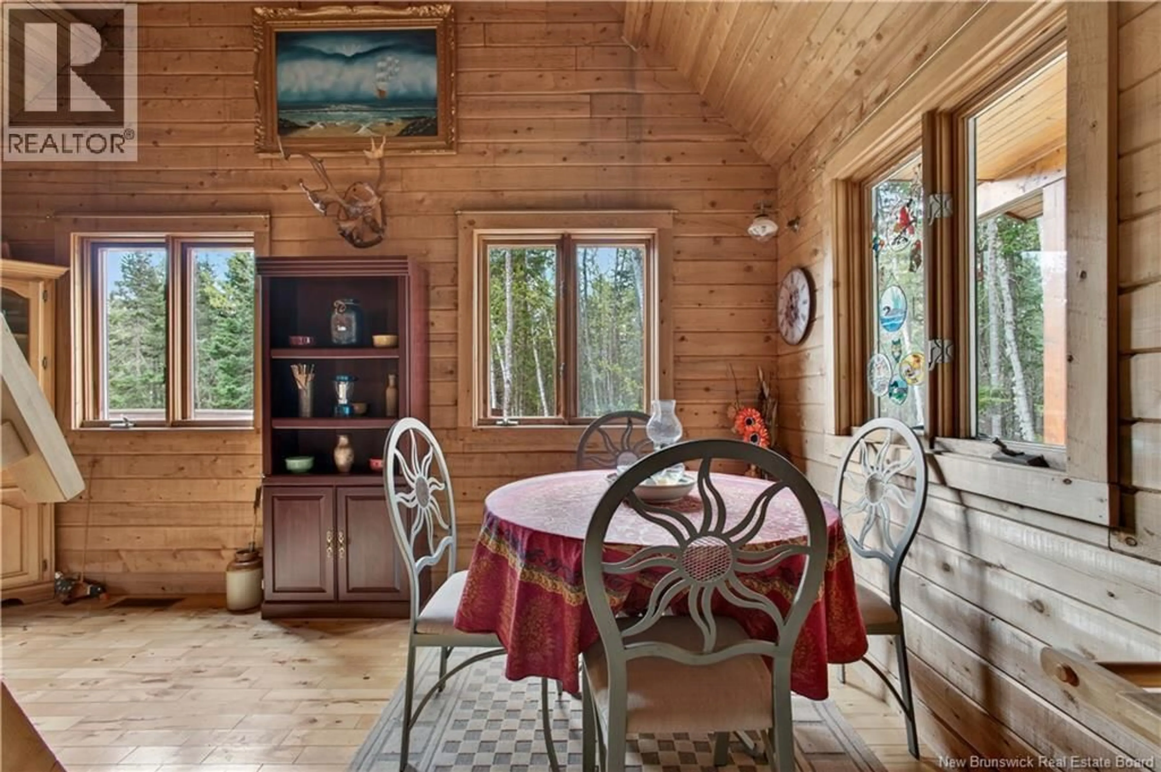 Dining room, wood/laminate floor for 346 GUM ROAD, Bartibog Bridge New Brunswick E1V7H6