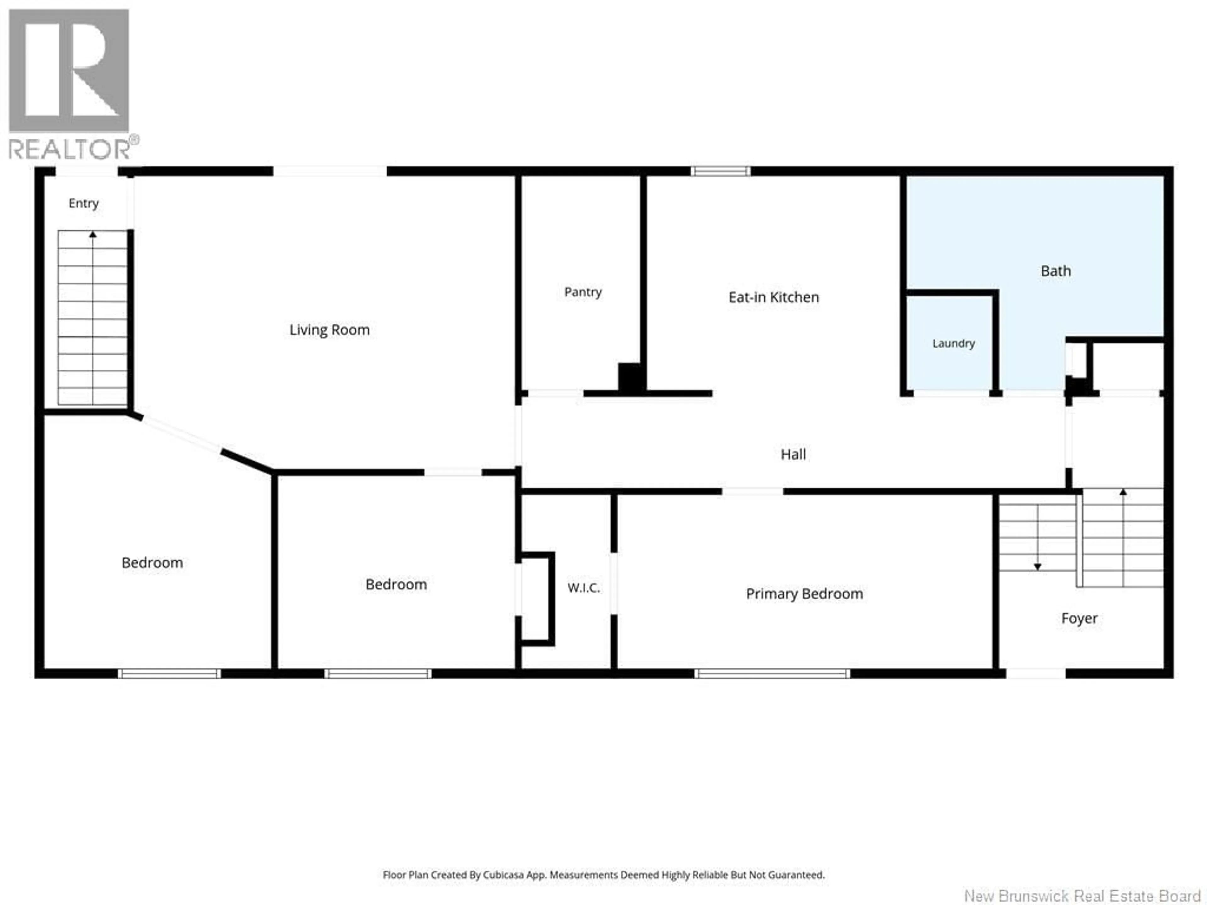 Floor plan for 866 ROBERTVILLE, Dunlop New Brunswick E8K2K5