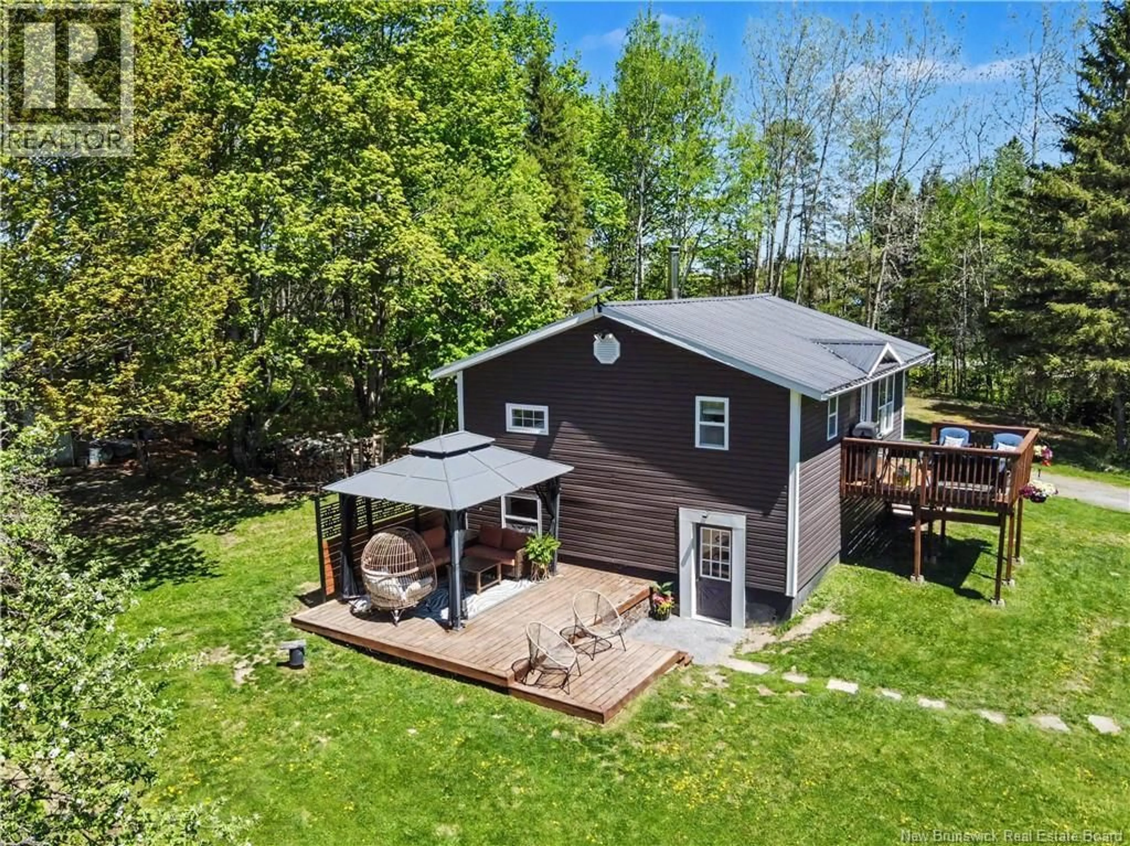 A pic from outside/outdoor area/front of a property/back of a property/a pic from drone, water/lake/river/ocean view for 3181 540 ROUTE, Mckenzie Corner New Brunswick E7M4V5