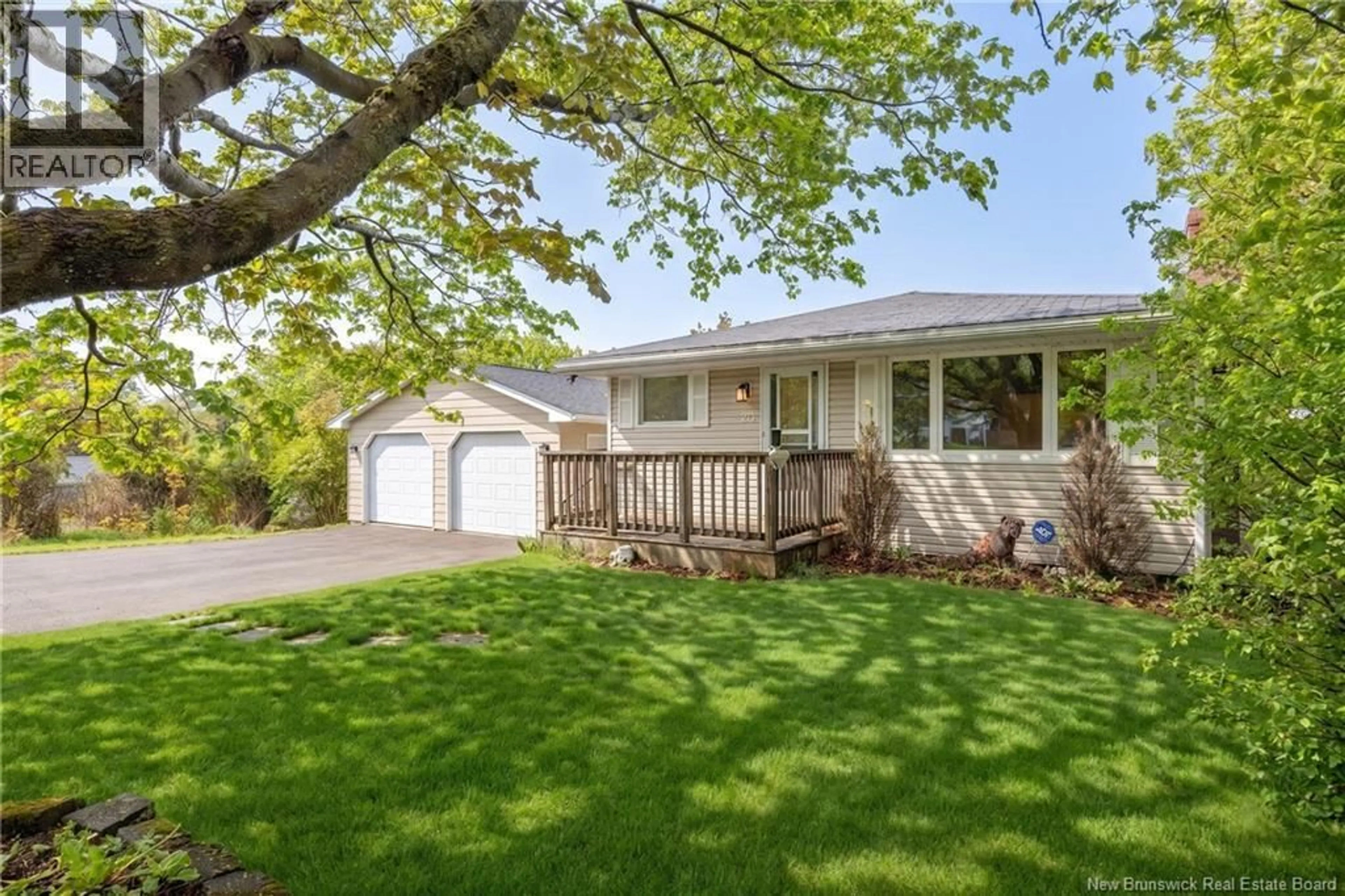 Home with vinyl exterior material, street for 26 SHERWOOD DRIVE, Saint John New Brunswick E2J3H6