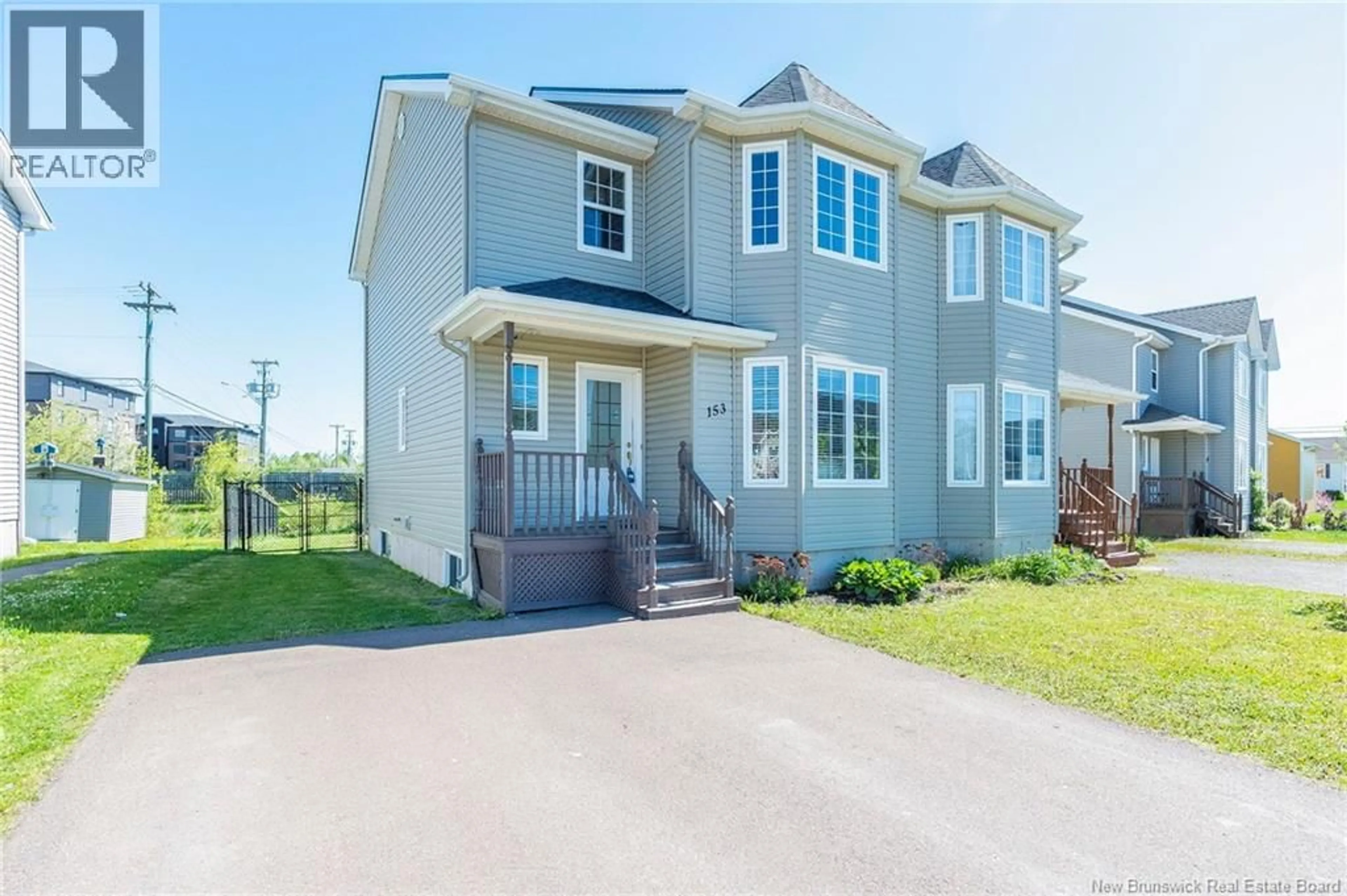 Home with vinyl exterior material, street for 153 IVY ROAD, Moncton New Brunswick E1G0J6