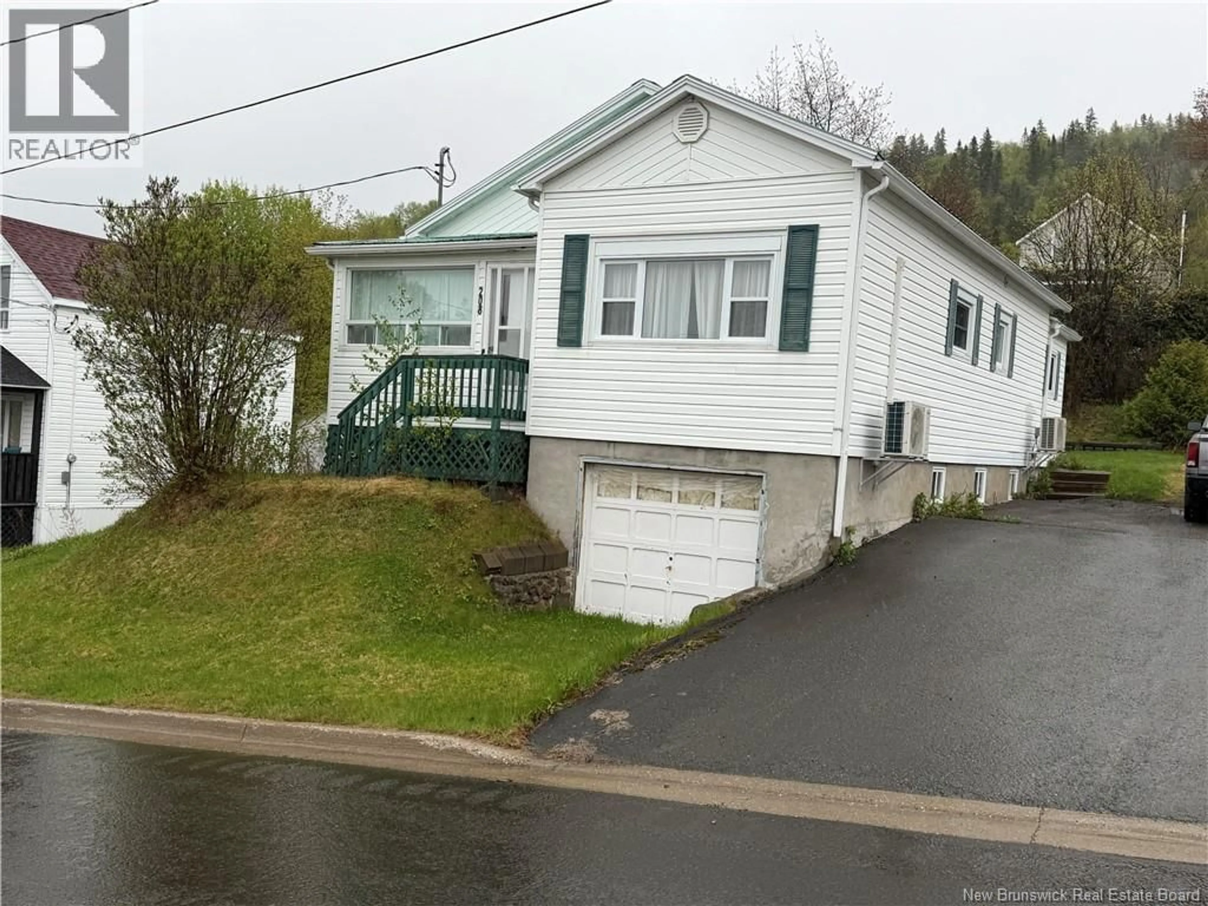 Home with vinyl exterior material, street for 208 FERGUSON STREET, Atholville New Brunswick E3N4P4