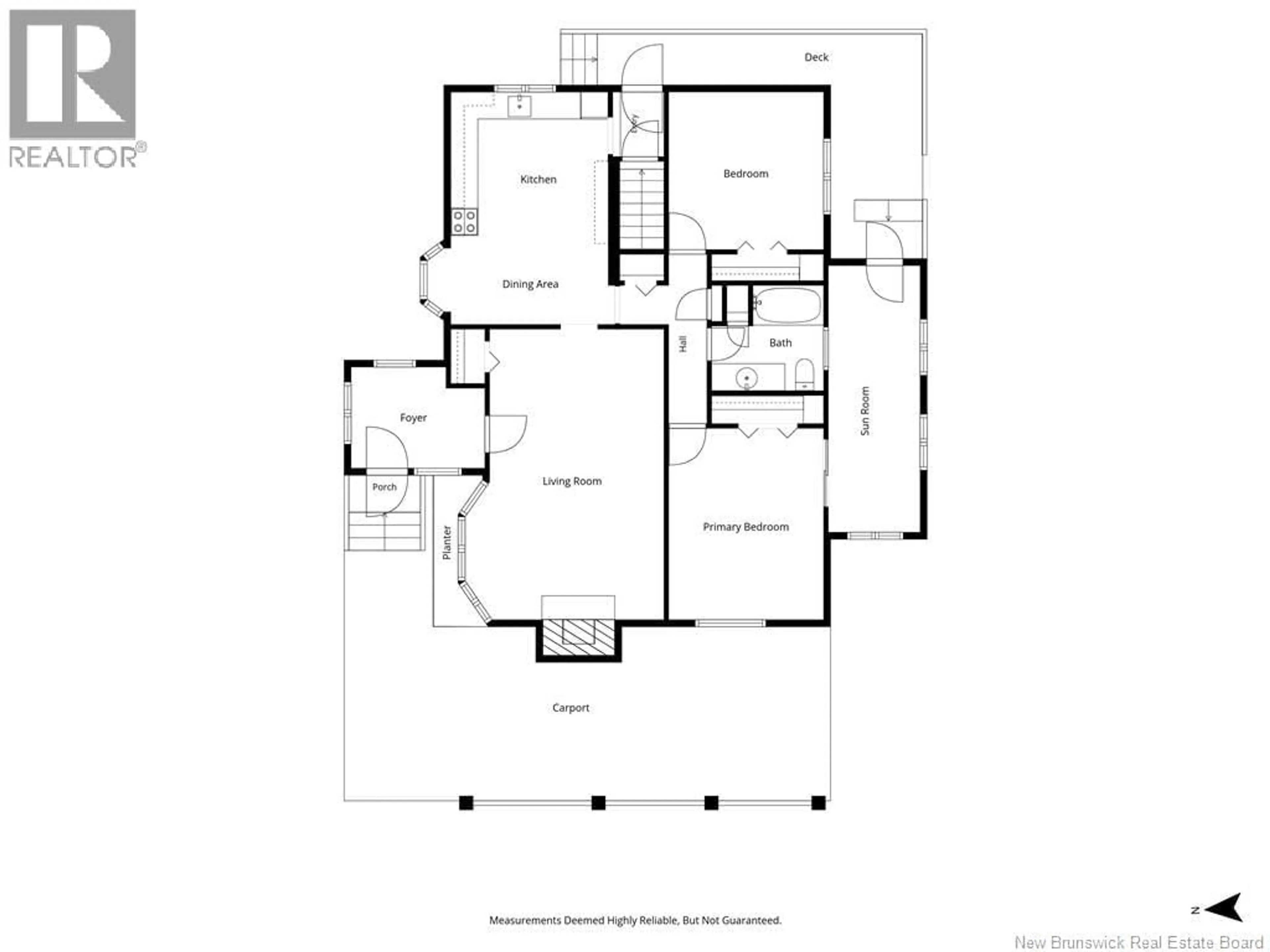 Floor plan for 4436 WATER STREET, Miramichi New Brunswick E2S1B3