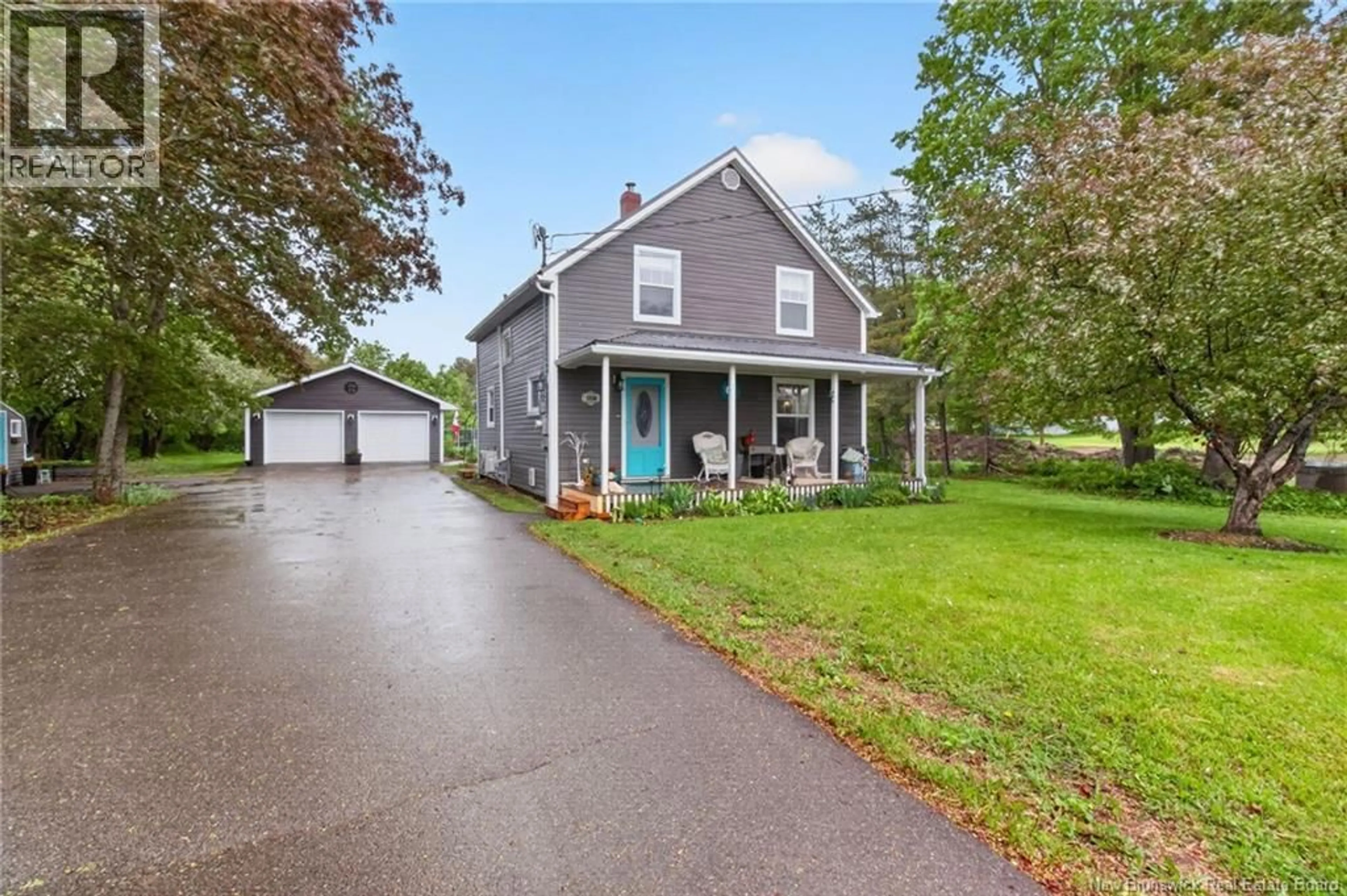 Home with vinyl exterior material, street for 1236 POST ROAD, Sussex Corner New Brunswick E4E2V5