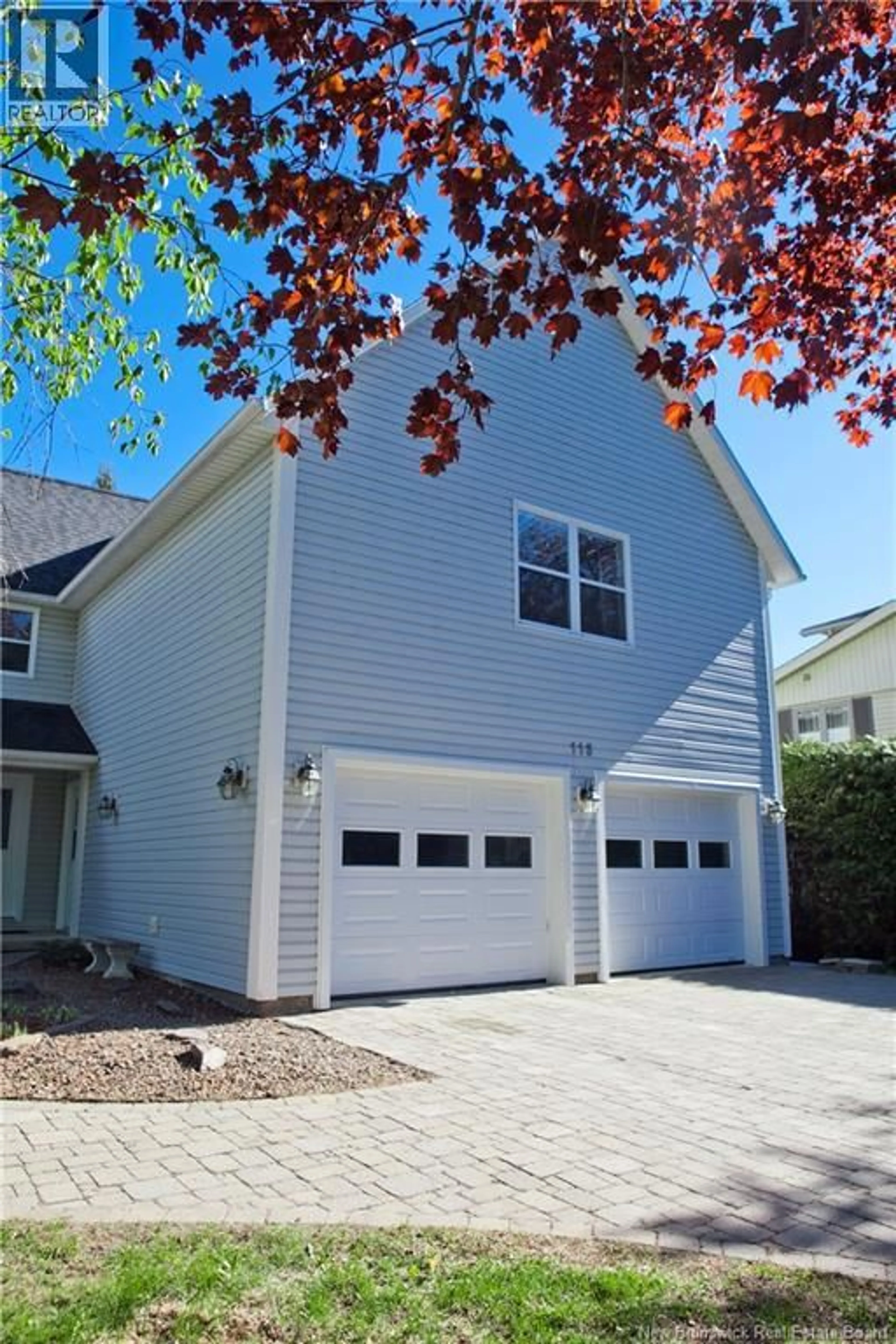 Home with vinyl exterior material, street for 113 KIRKPATRICK STREET, Woodstock New Brunswick E7M2A4
