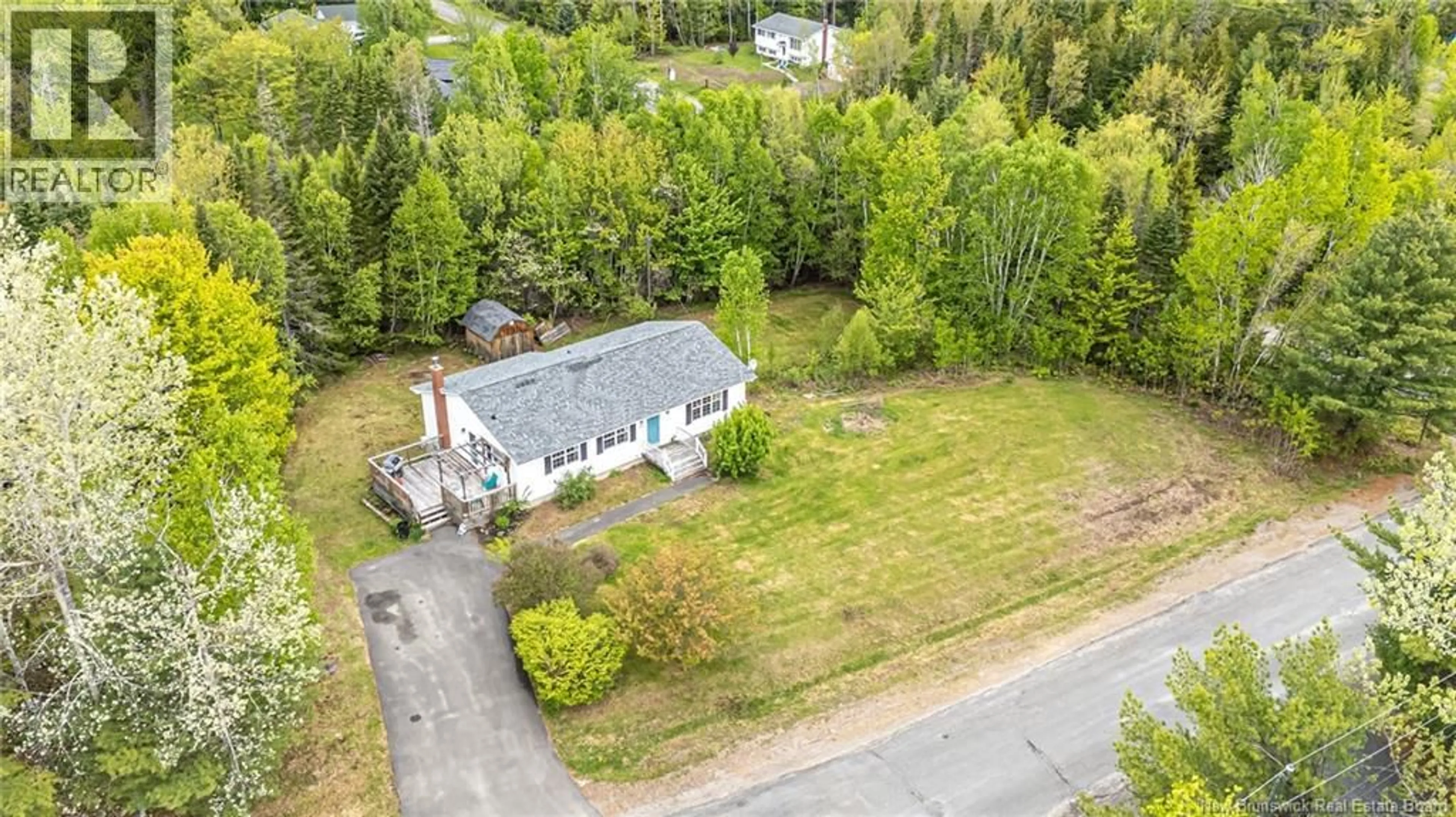A pic from outside/outdoor area/front of a property/back of a property/a pic from drone, street for 96 LAKEVIEW AVENUE, Charters Settlement New Brunswick E3C1W8