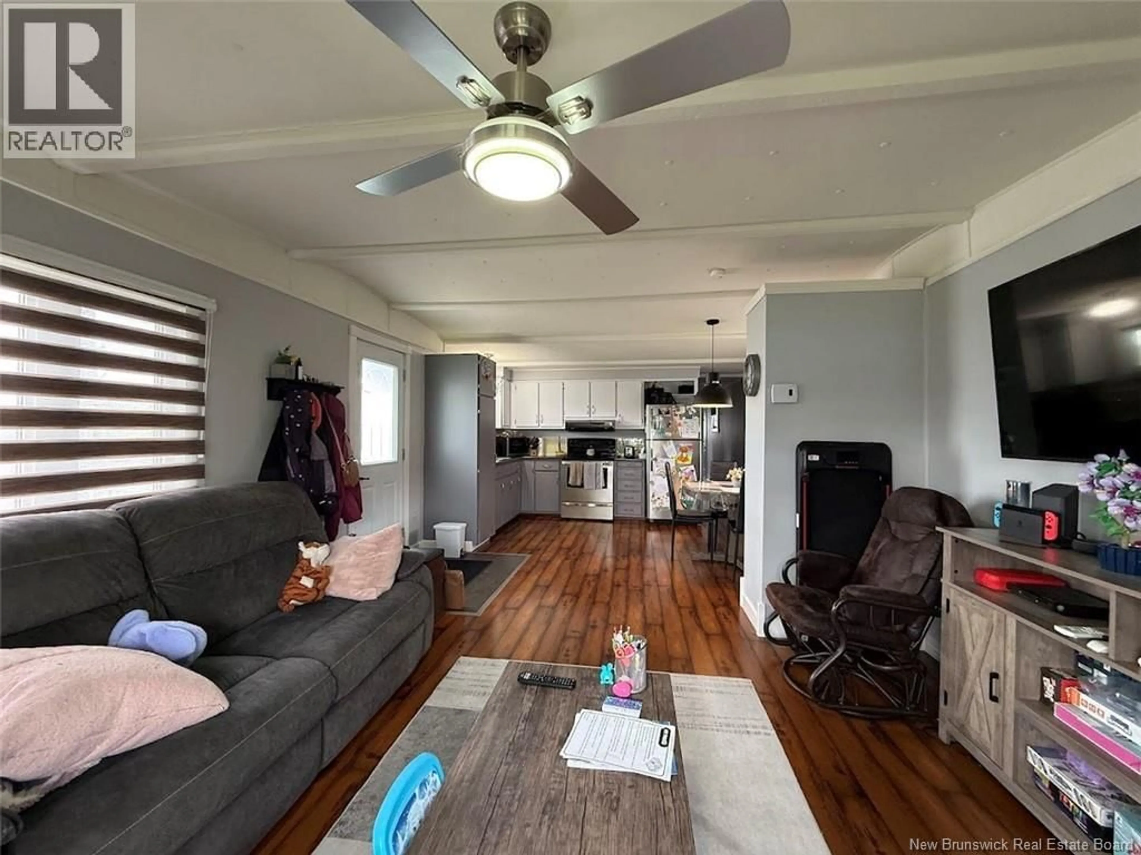 Living room with furniture, wood/laminate floor for 2037 CENTRALE STREET, St-Hilaire New Brunswick E3V4V6