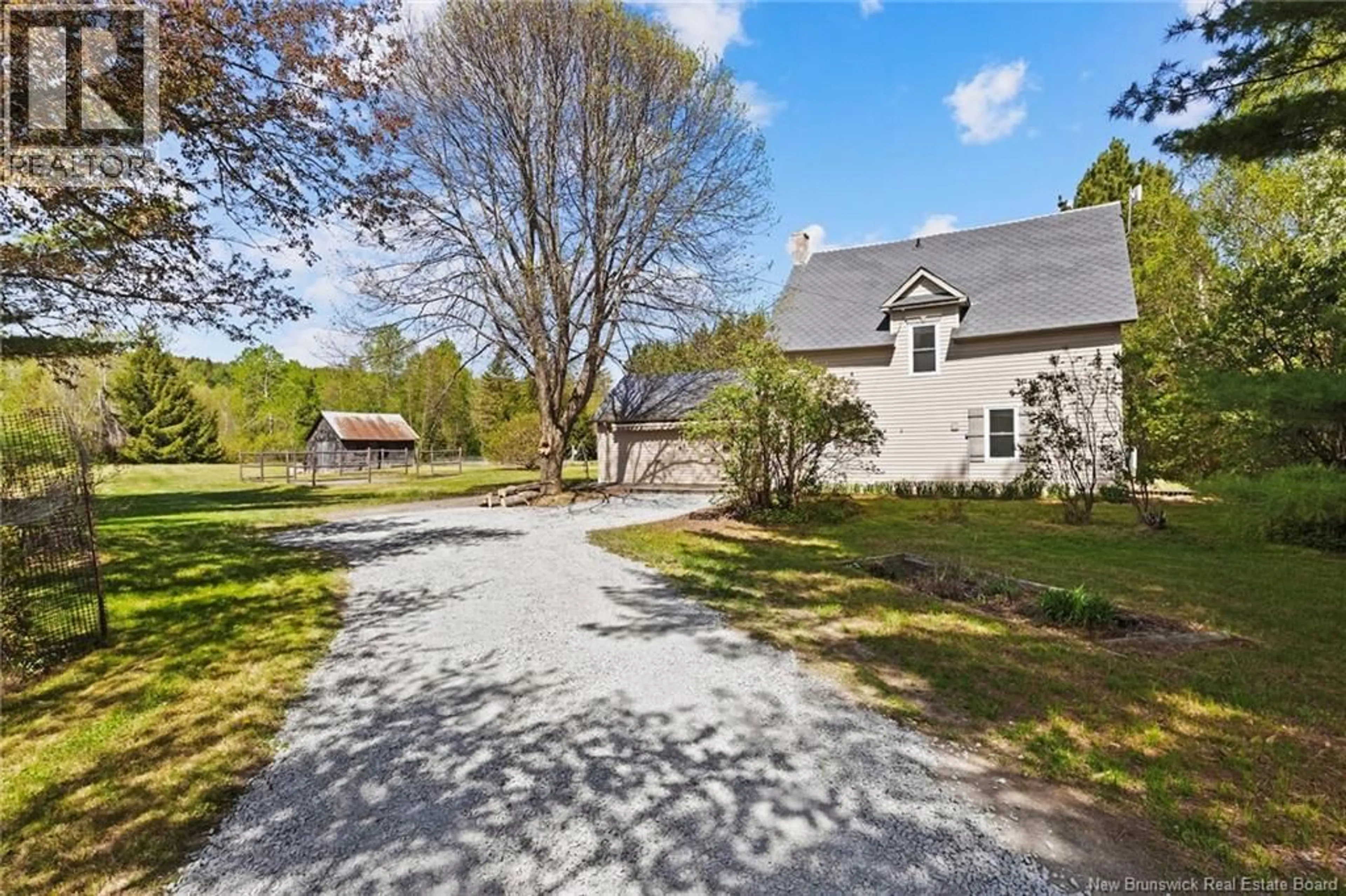 A pic from outside/outdoor area/front of a property/back of a property/a pic from drone, street for 24 ABERNETHY ROAD, Durham Bridge New Brunswick E6C1J4