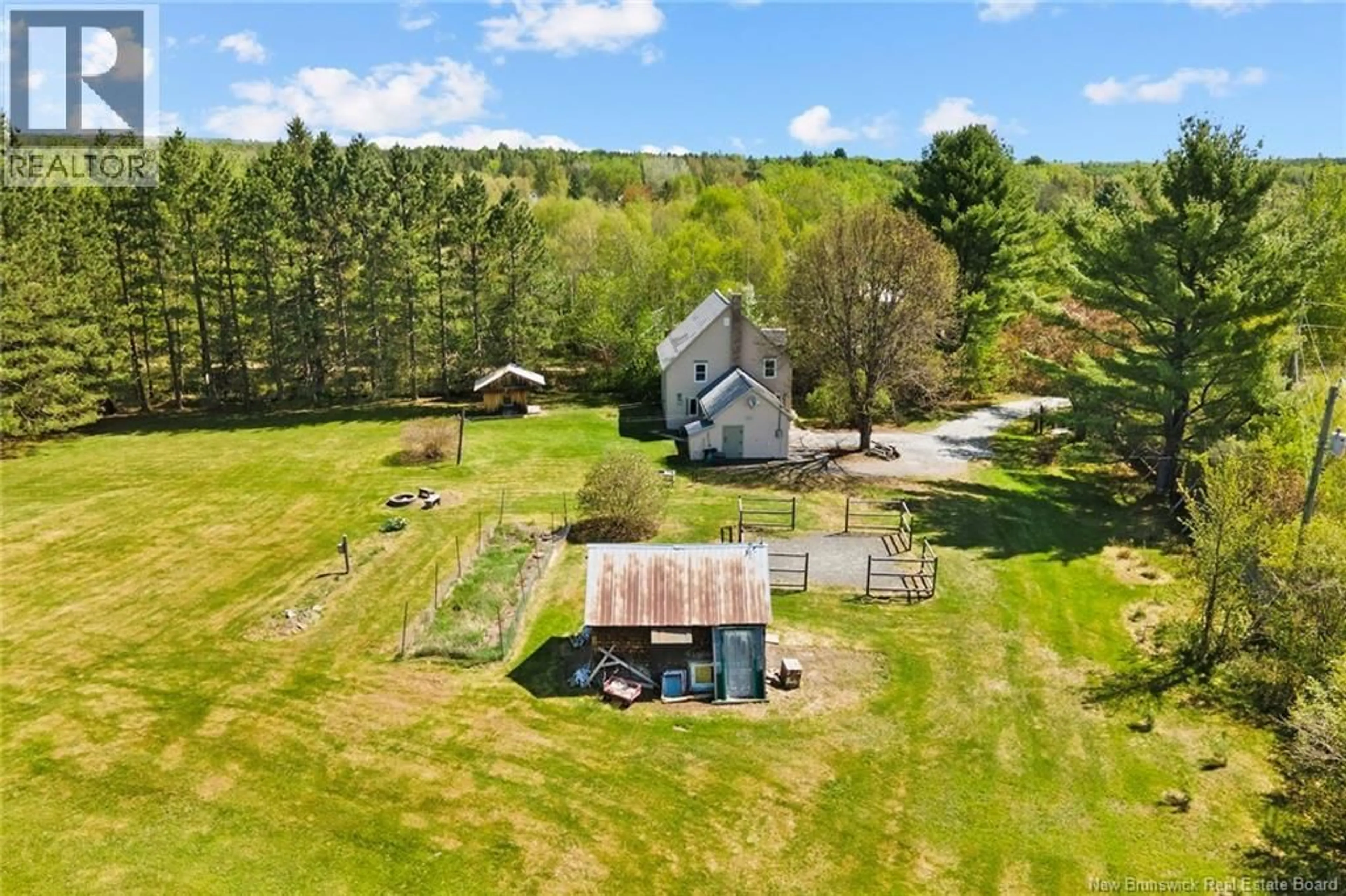 A pic from outside/outdoor area/front of a property/back of a property/a pic from drone, unknown for 24 ABERNETHY ROAD, Durham Bridge New Brunswick E6C1J4