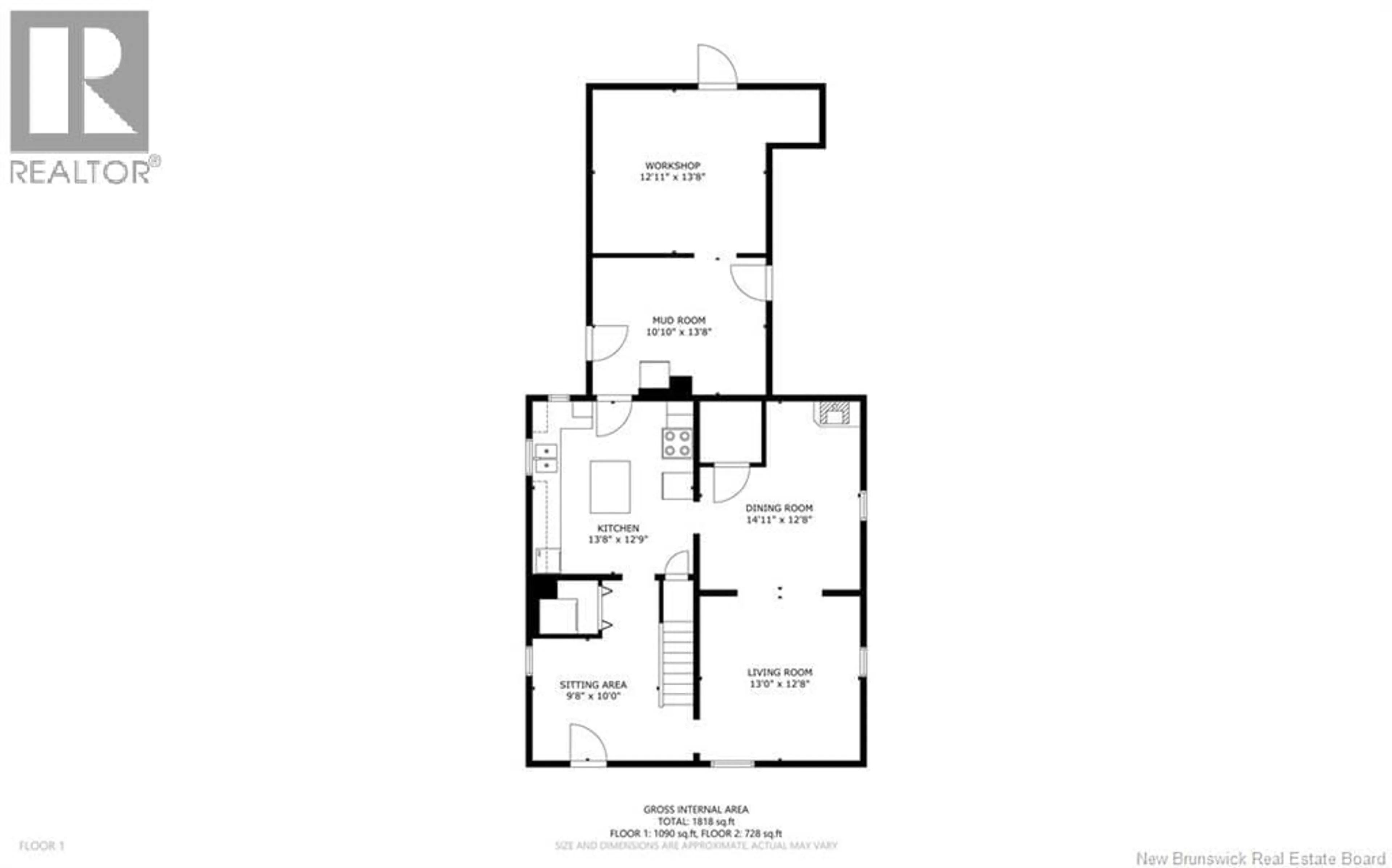 Floor plan for 24 ABERNETHY ROAD, Durham Bridge New Brunswick E6C1J4