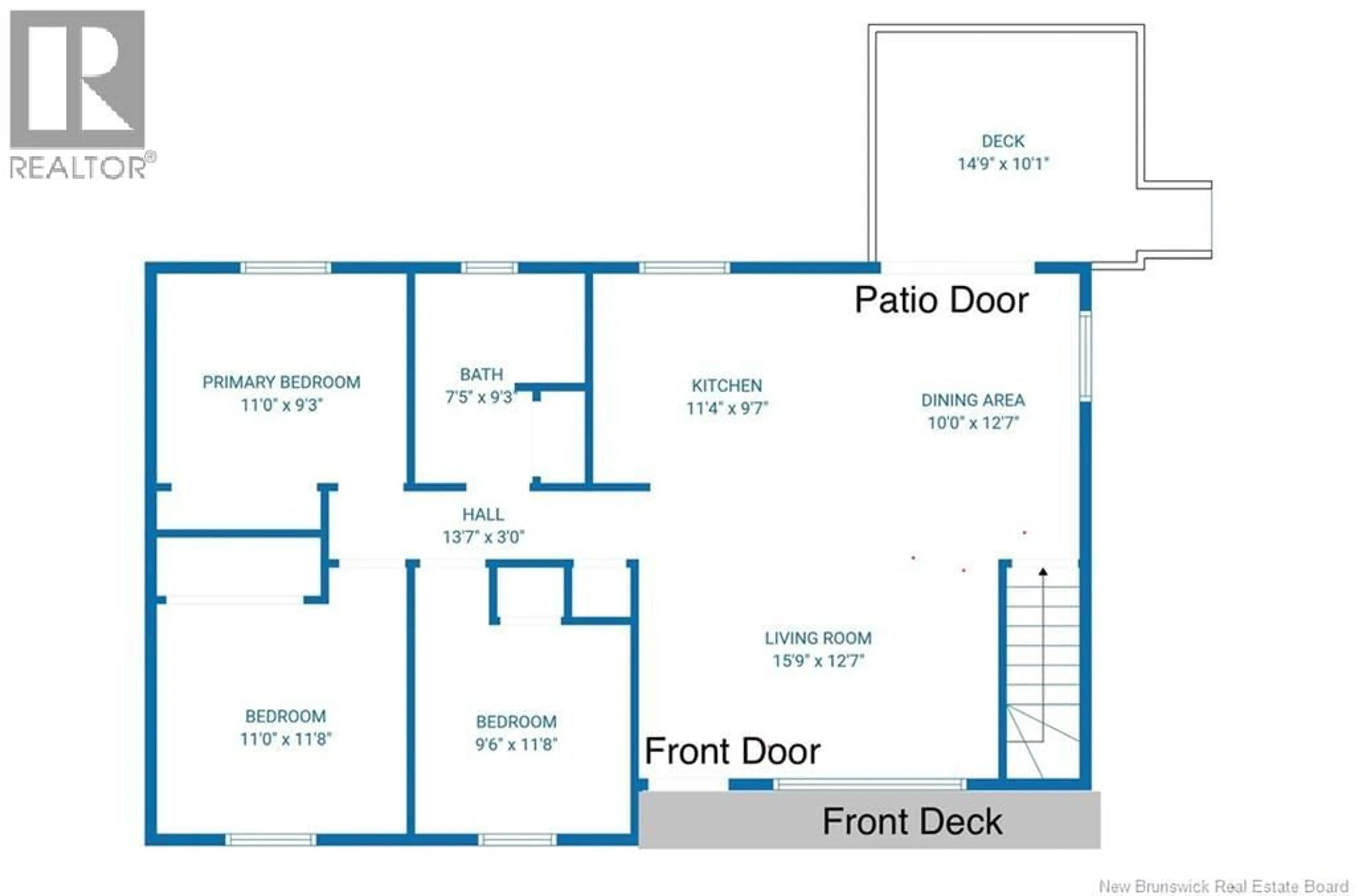 Floor plan for 233 BOARS HEAD ROAD, Saint John New Brunswick E2K5B9