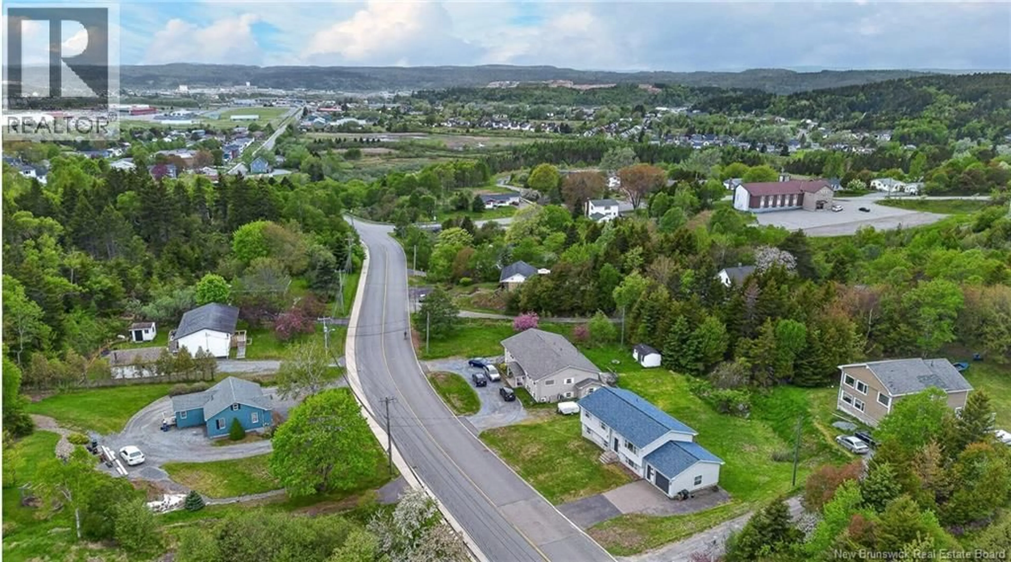 A pic from outside/outdoor area/front of a property/back of a property/a pic from drone, street for 175 GOLDEN GROVE ROAD, Saint John New Brunswick E2H1X2