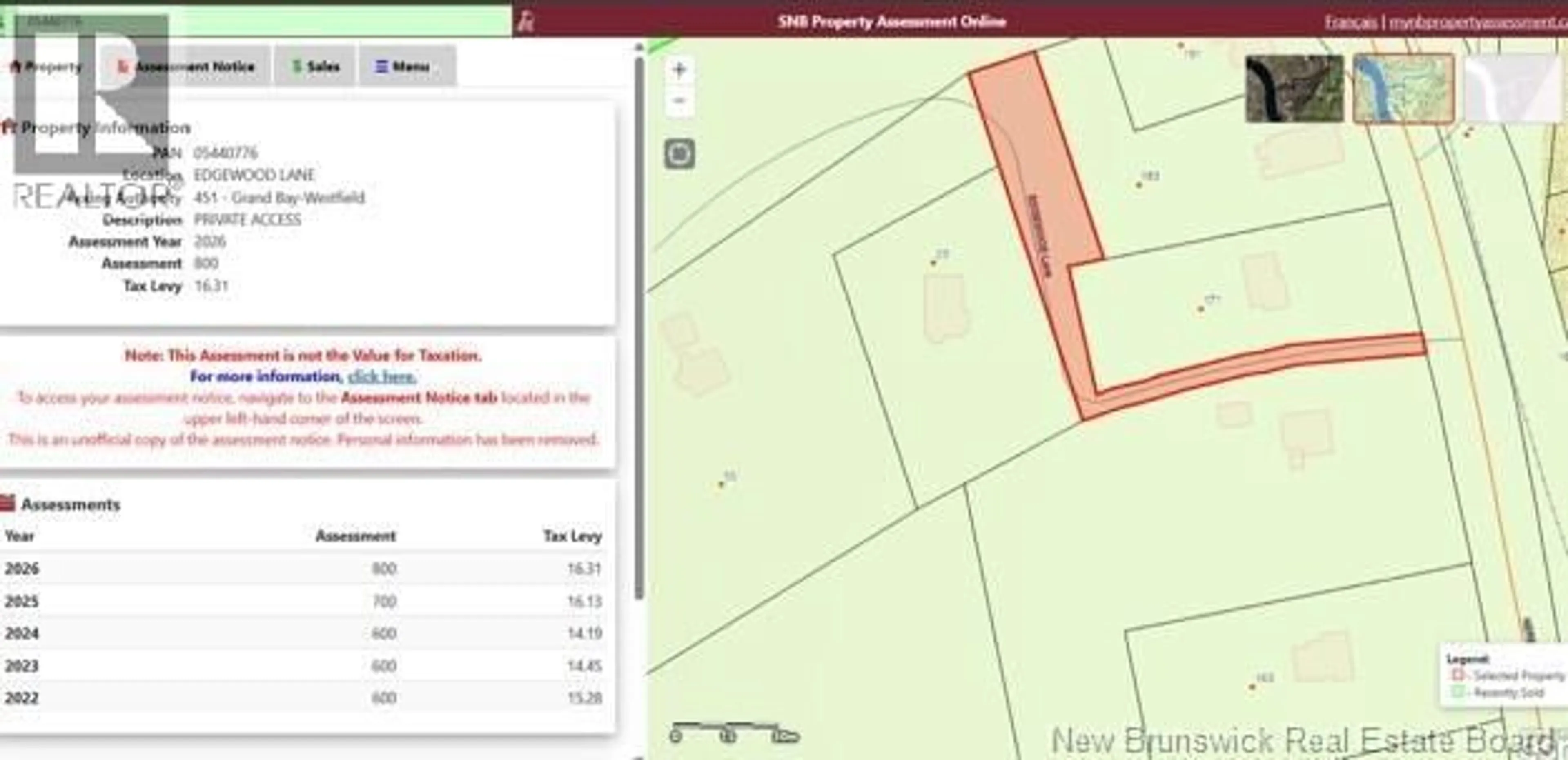 Floor plan for 23 EDGEWOOD LANE, Grand Bay-Westfield New Brunswick E5K3G6