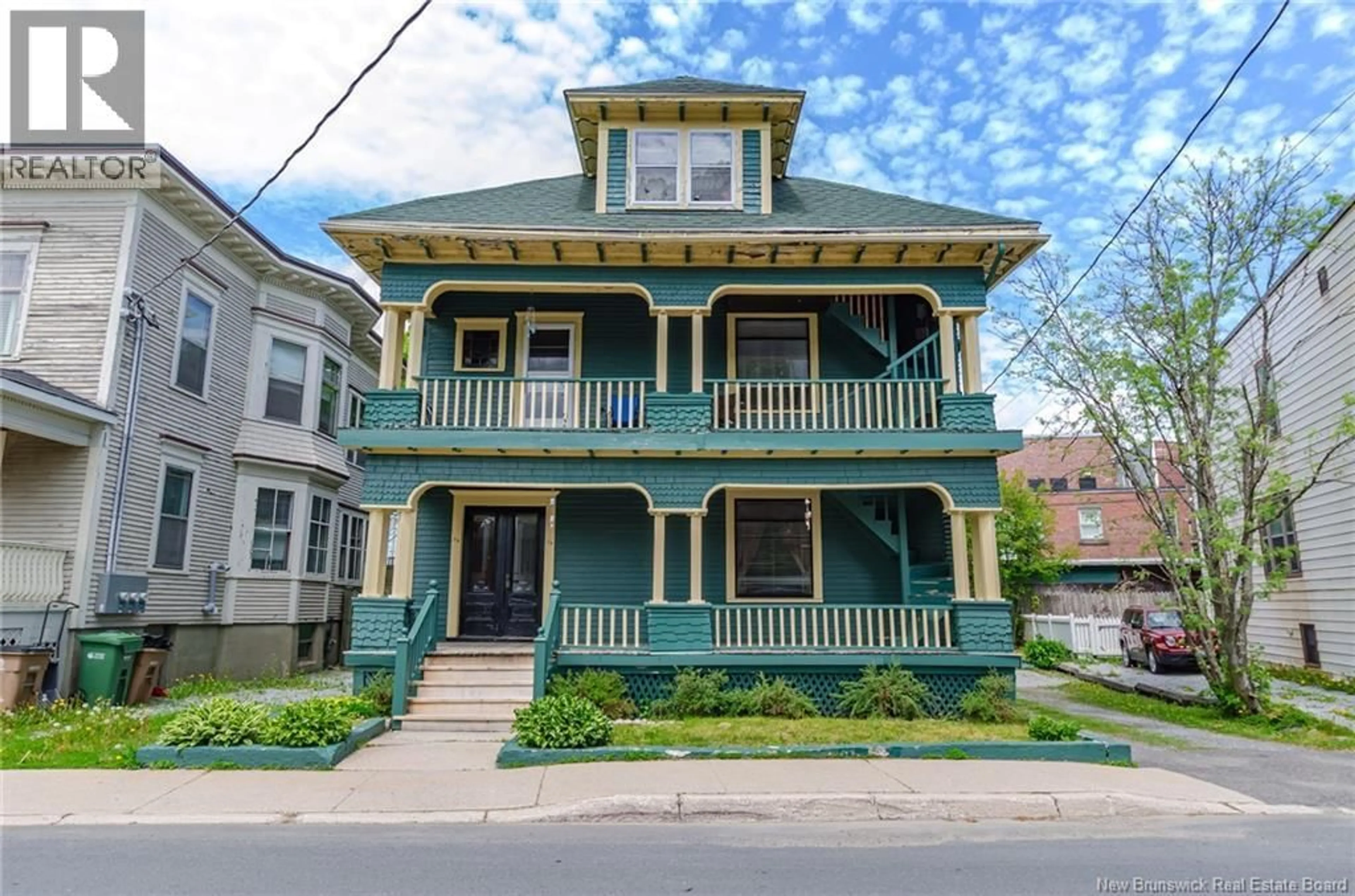 Home with vinyl exterior material, street for 73-75 CLARENDON STREET, Saint John New Brunswick E2K1A5